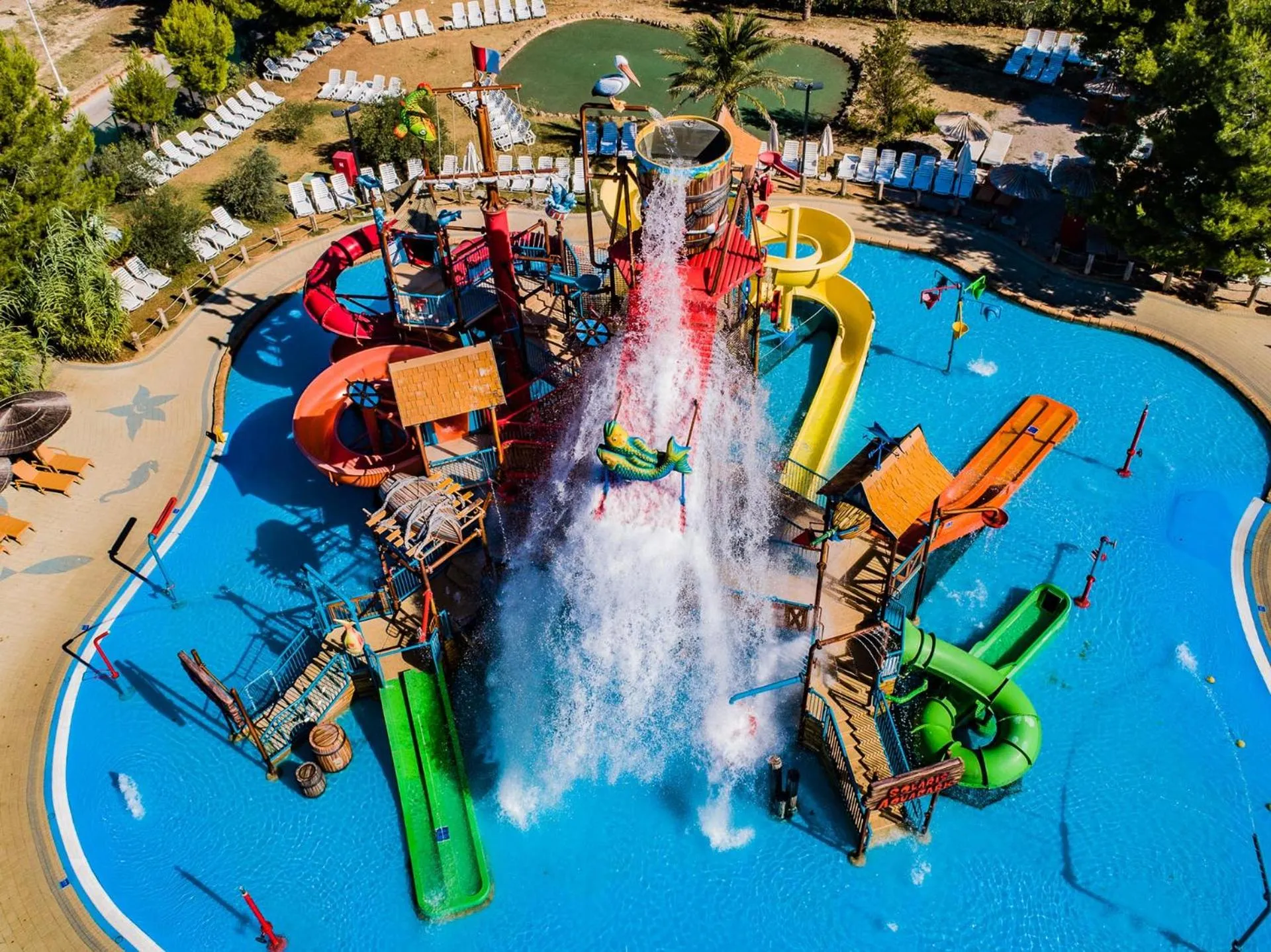 Aqua park in Amadria Park Camping Sibenik Mobile Homes