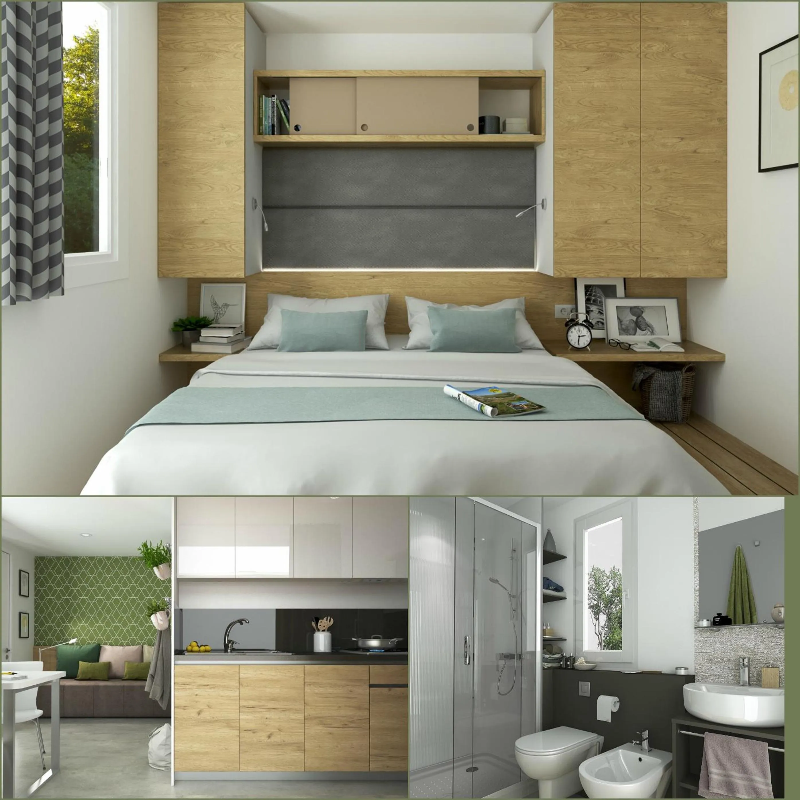 Bedroom, Bed in Amadria Park Camping Sibenik Mobile Homes