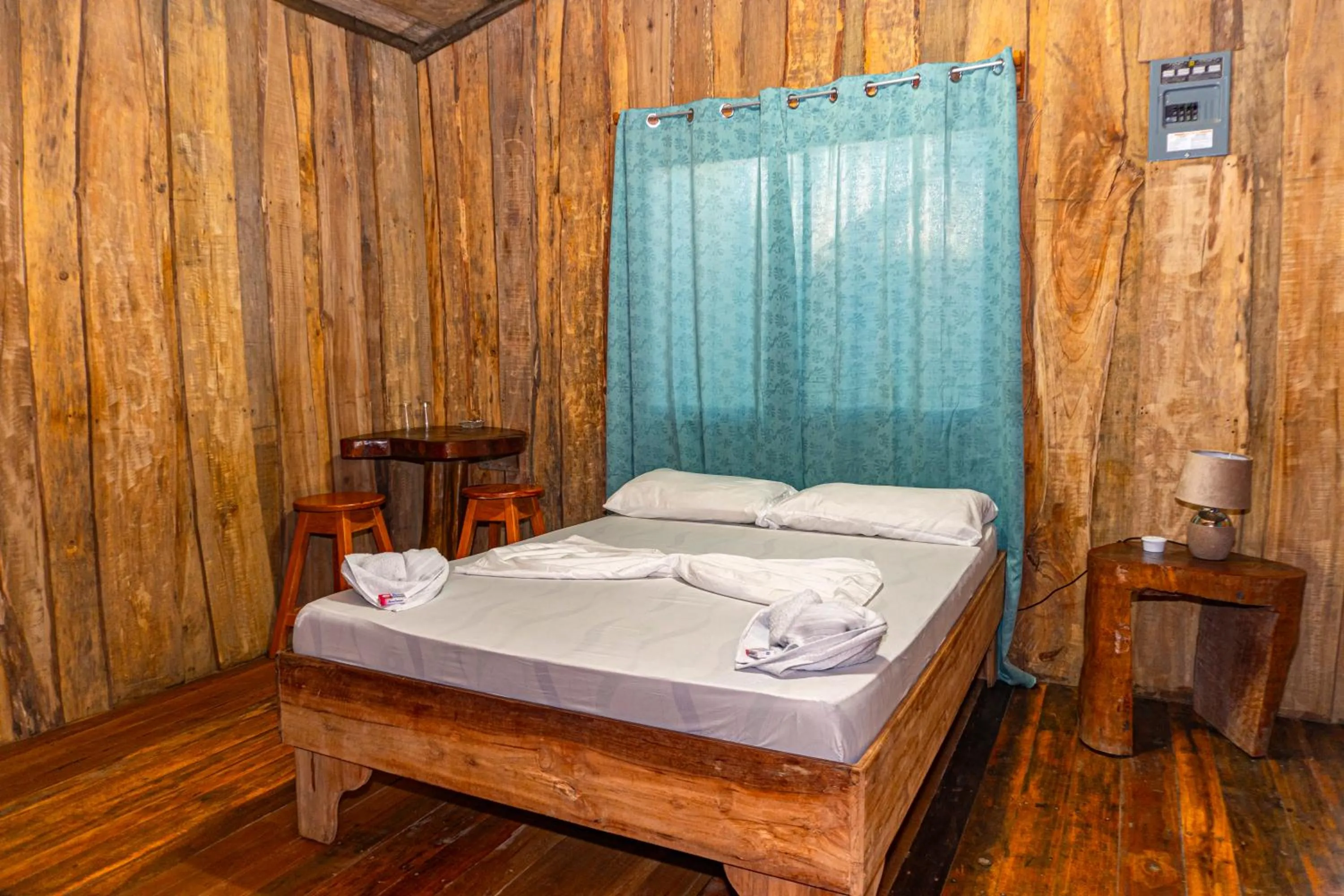 Bed in Citronela Lodge Corcovado