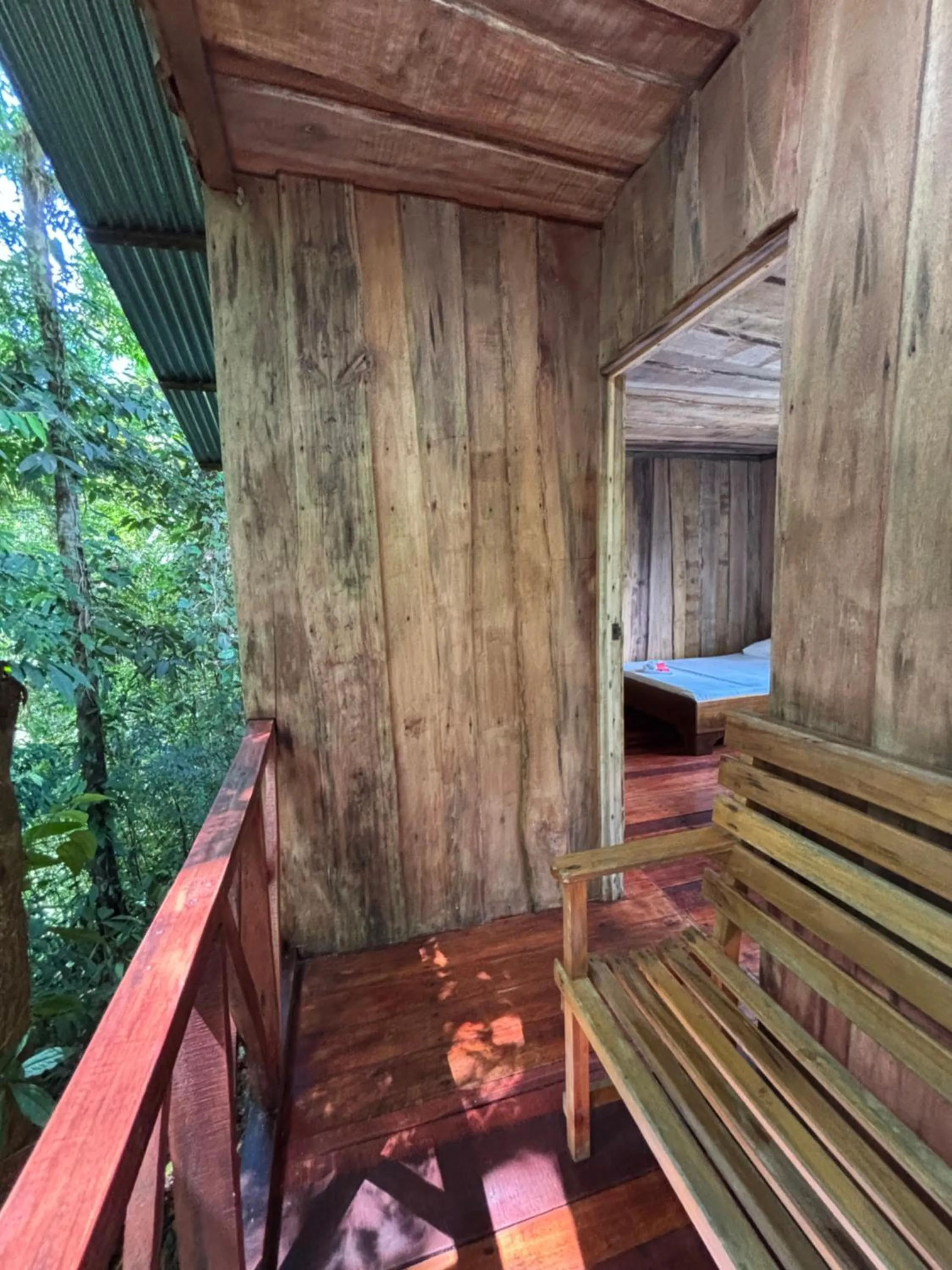 Balcony/Terrace in Citronela Lodge Corcovado