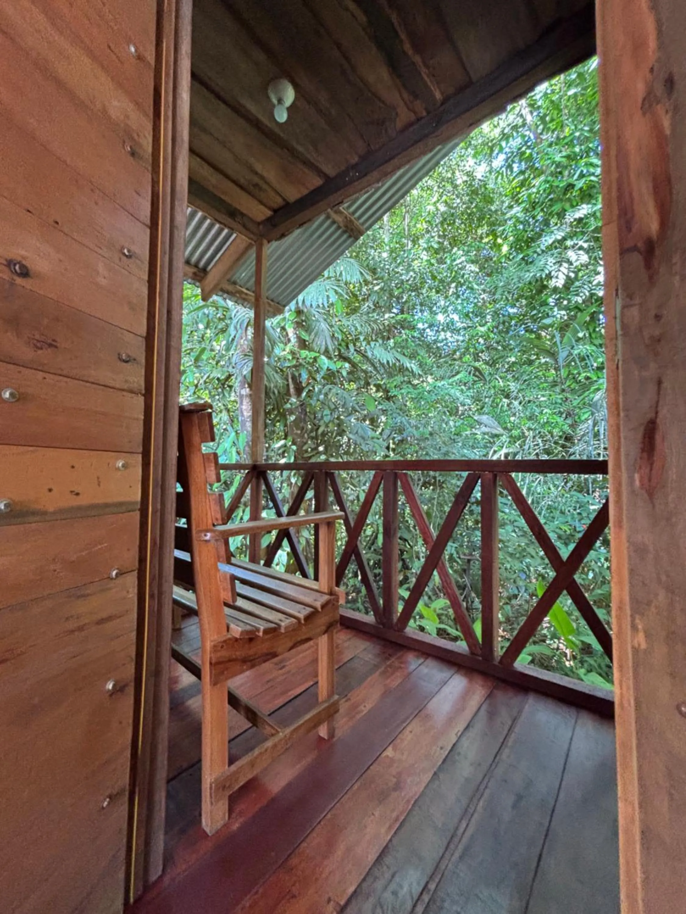 Balcony/Terrace in Citronela Lodge Corcovado