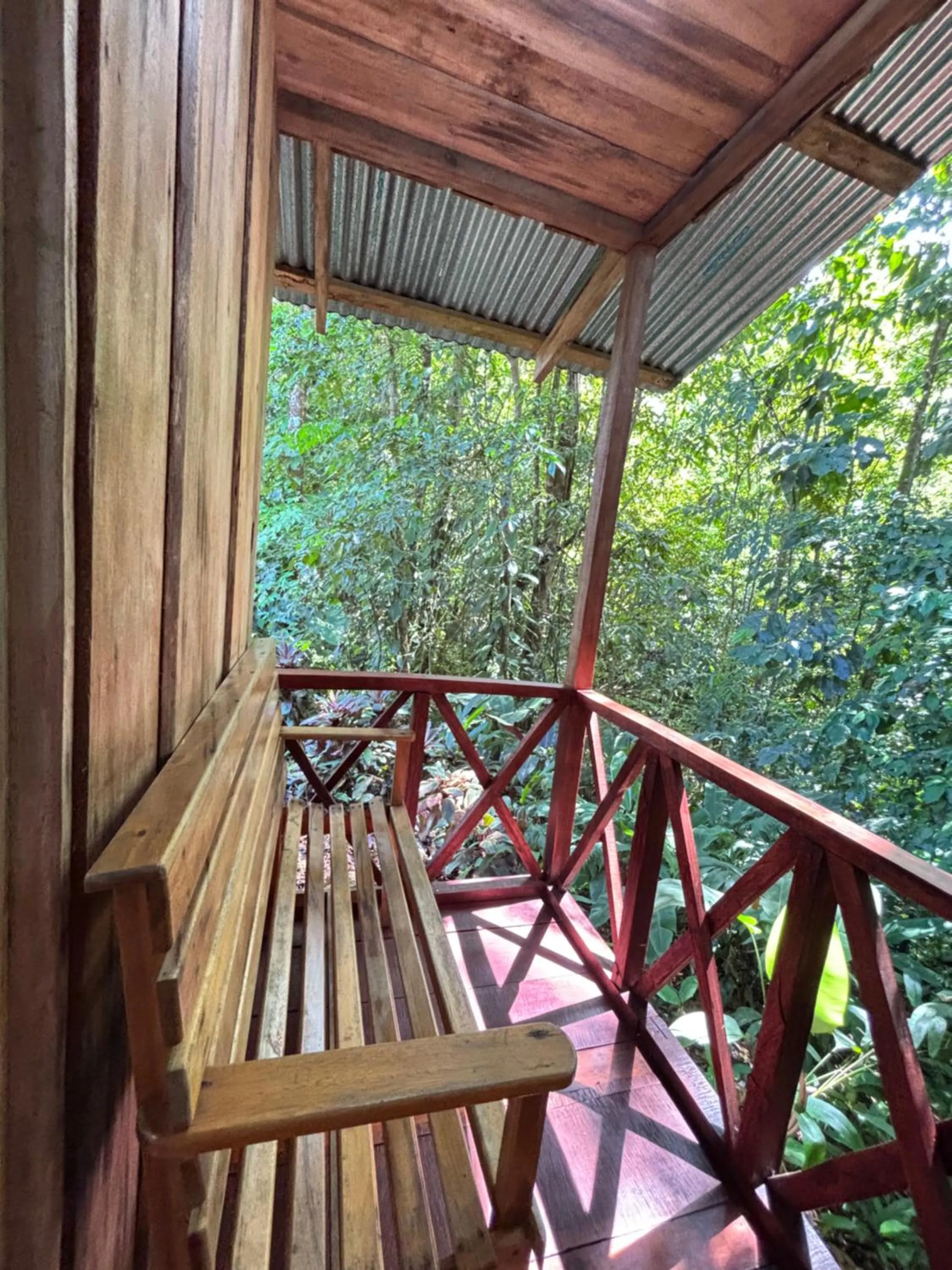 Balcony/Terrace in Citronela Lodge Corcovado