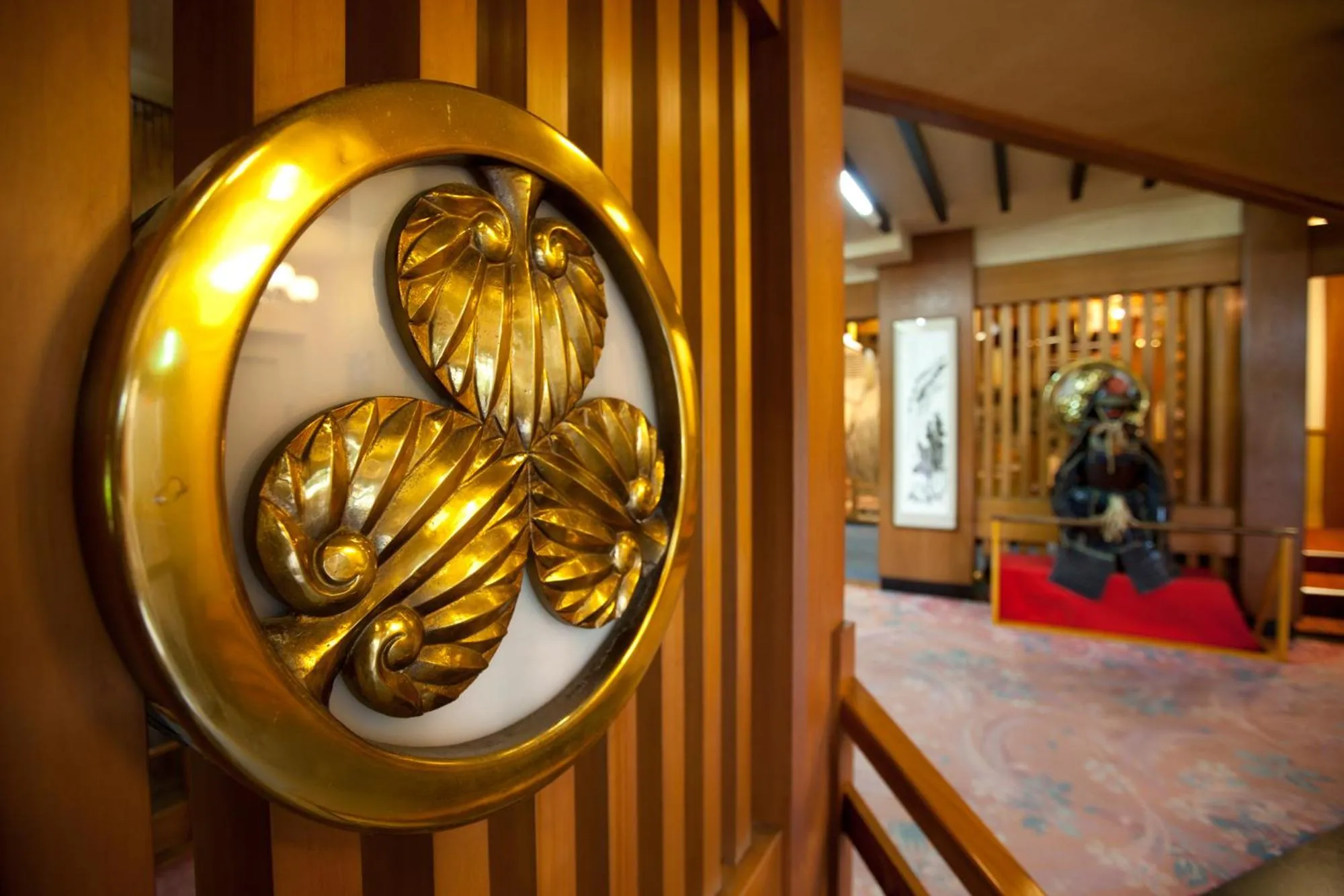 Decorative detail in Hitomaru Kadan