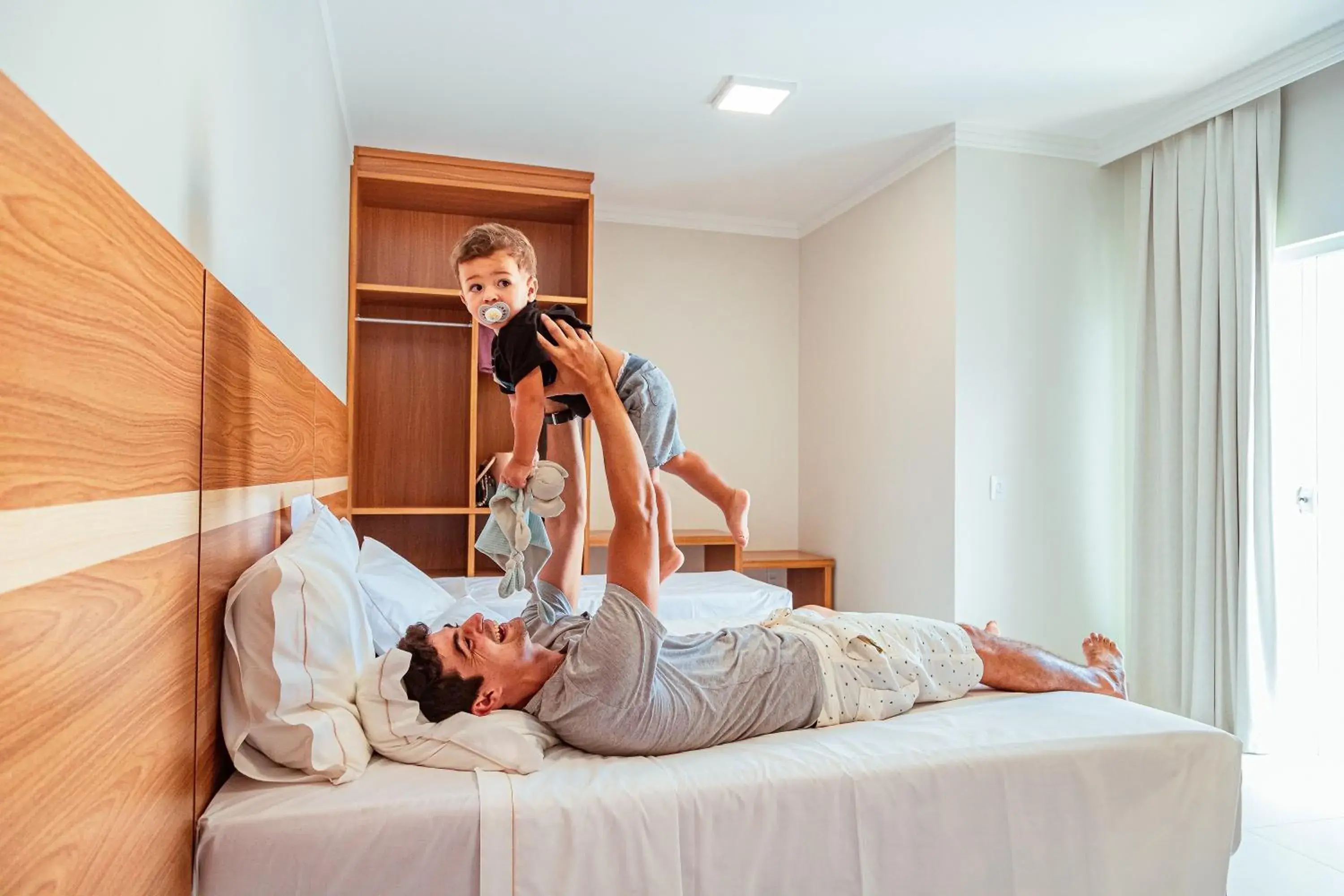 Bed in Orquídeas Praia Hotel Bed in Orquídeas Praia Hotel