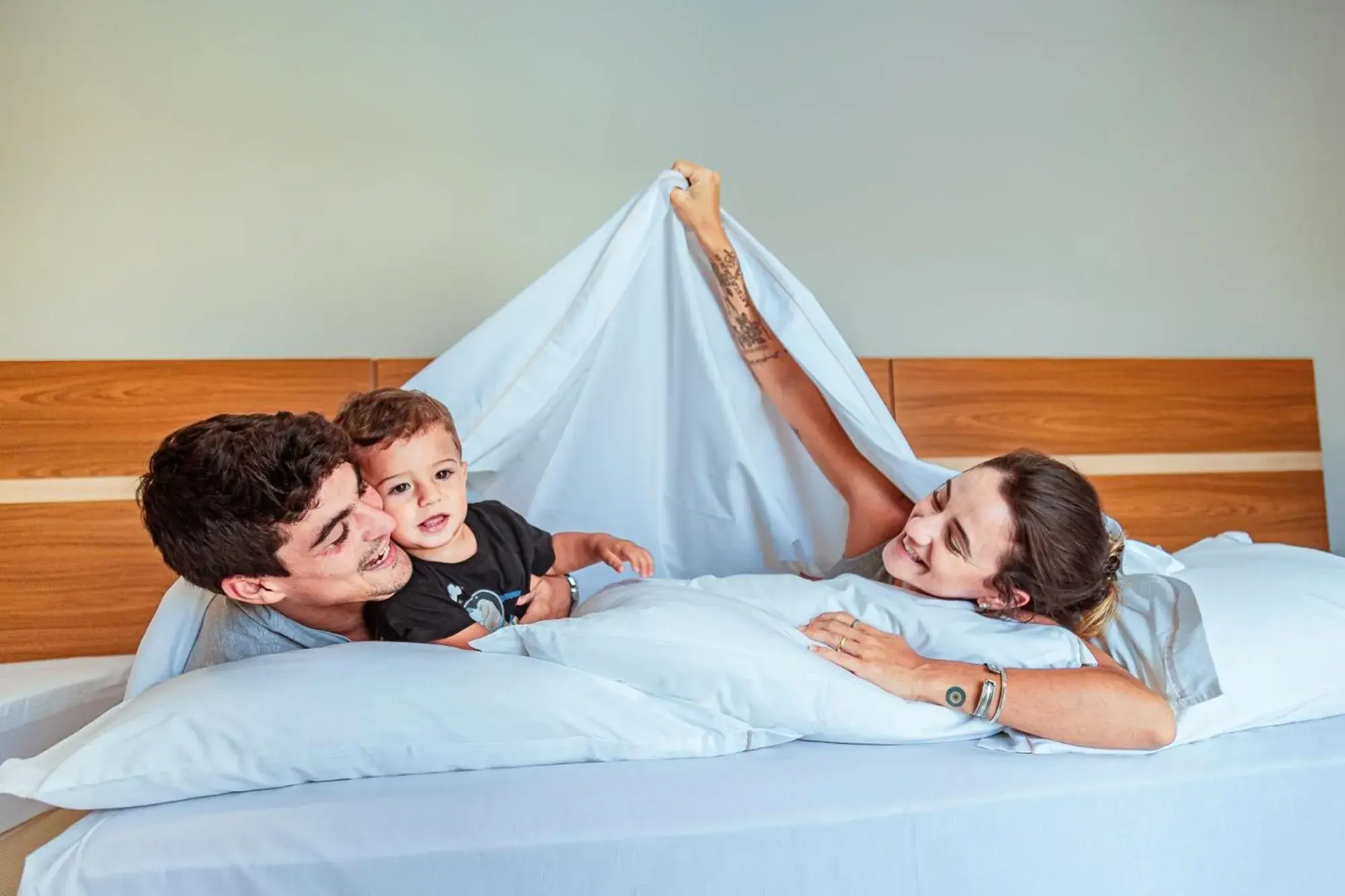 Bed in Orquídeas Praia Hotel Bed in Orquídeas Praia Hotel