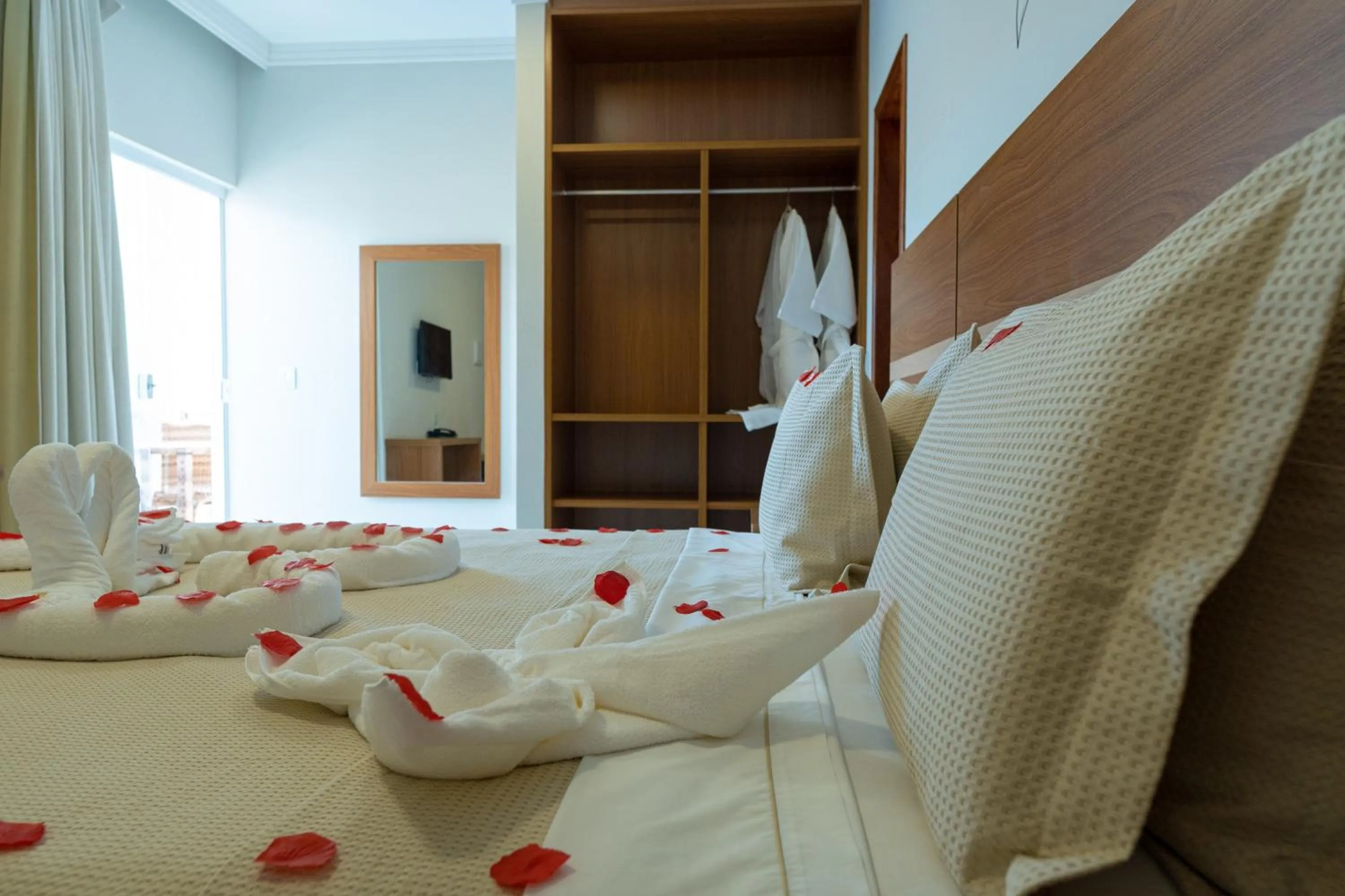 Bed in Orquídeas Praia Hotel