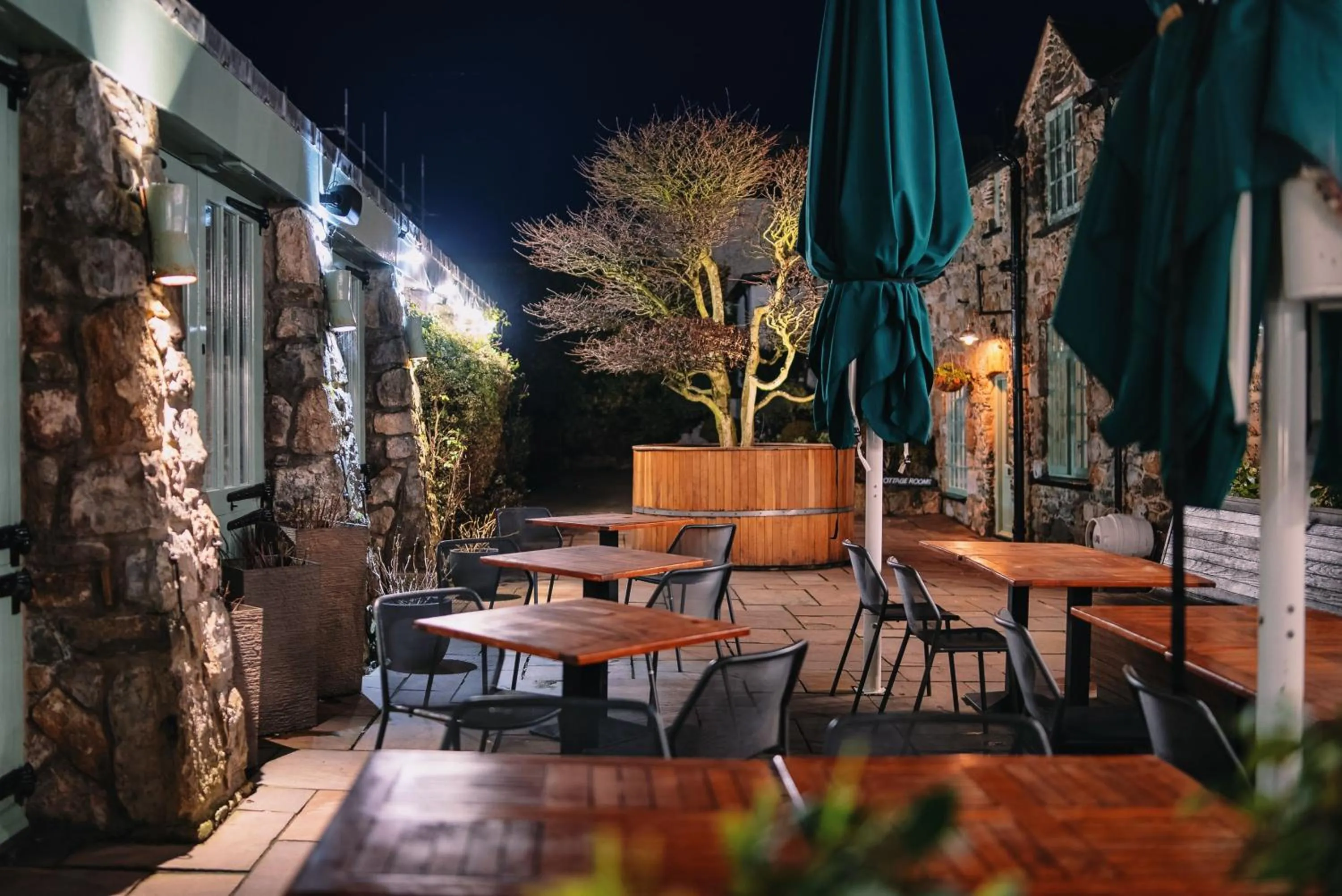 Garden in The Bull and Townhouse, Beaumaris- The Inn Collection Group