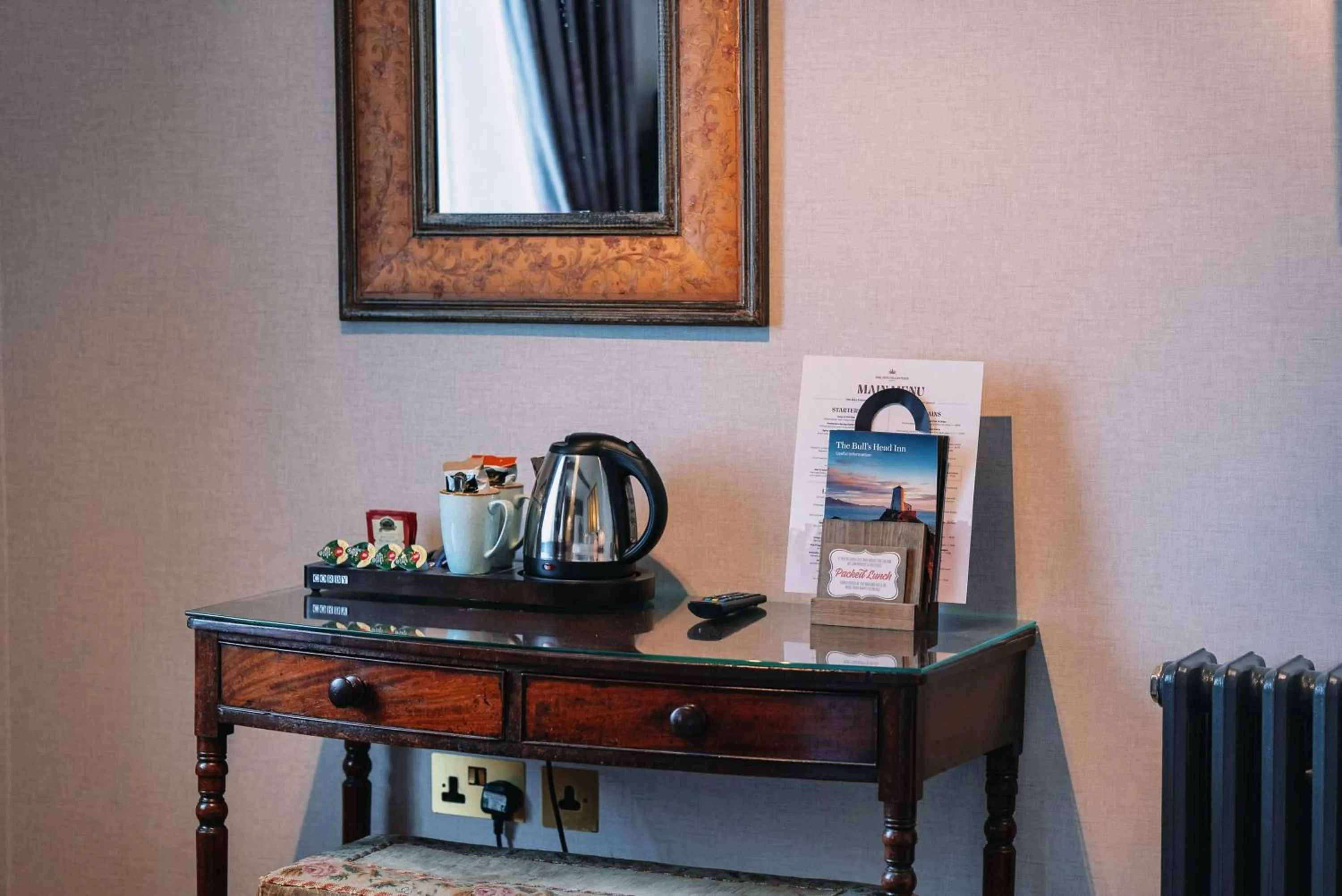 Coffee/tea facilities in The Bull and Townhouse, Beaumaris- The Inn Collection Group