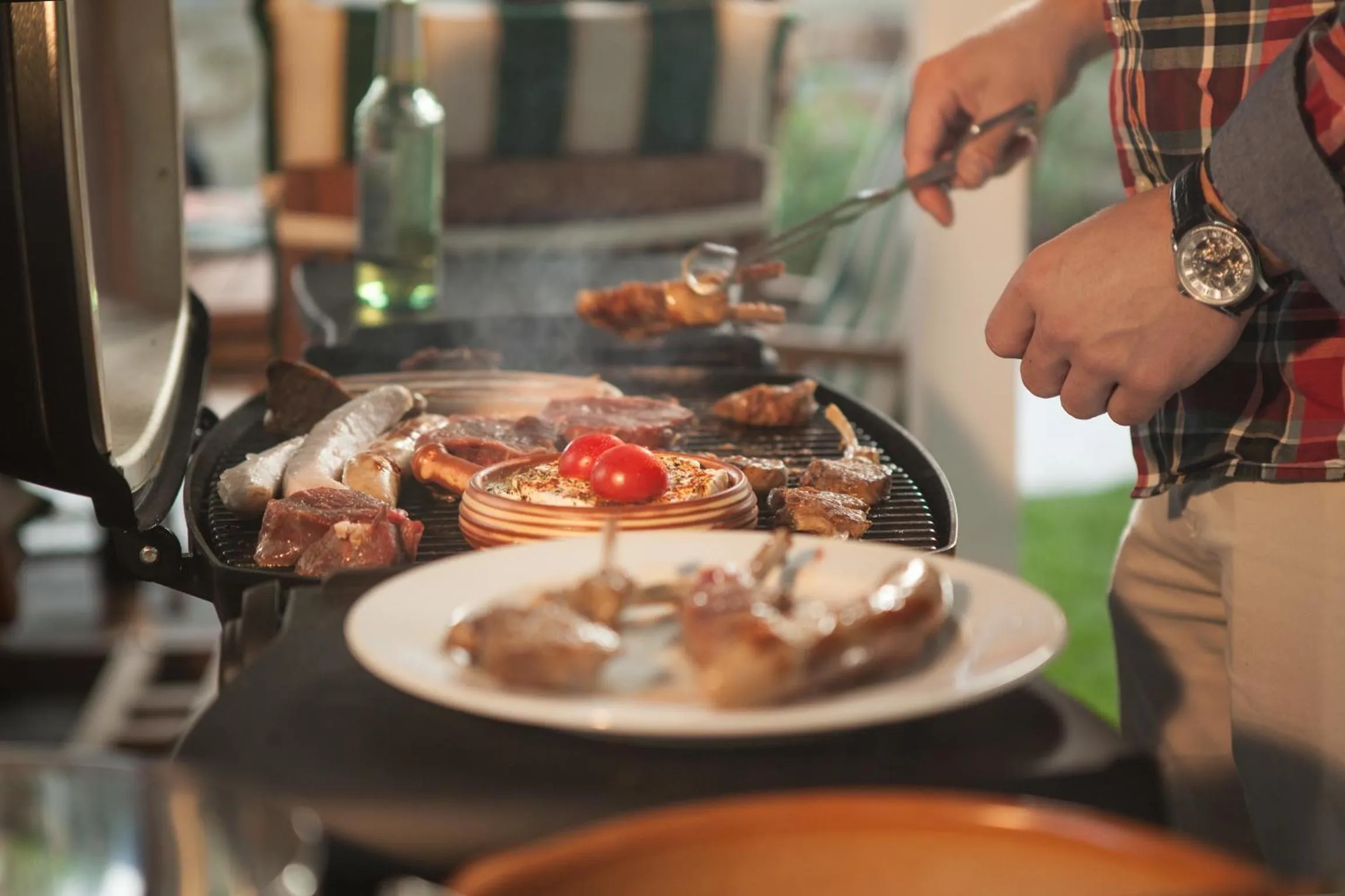 BBQ facilities in City-Appartements Am Wall