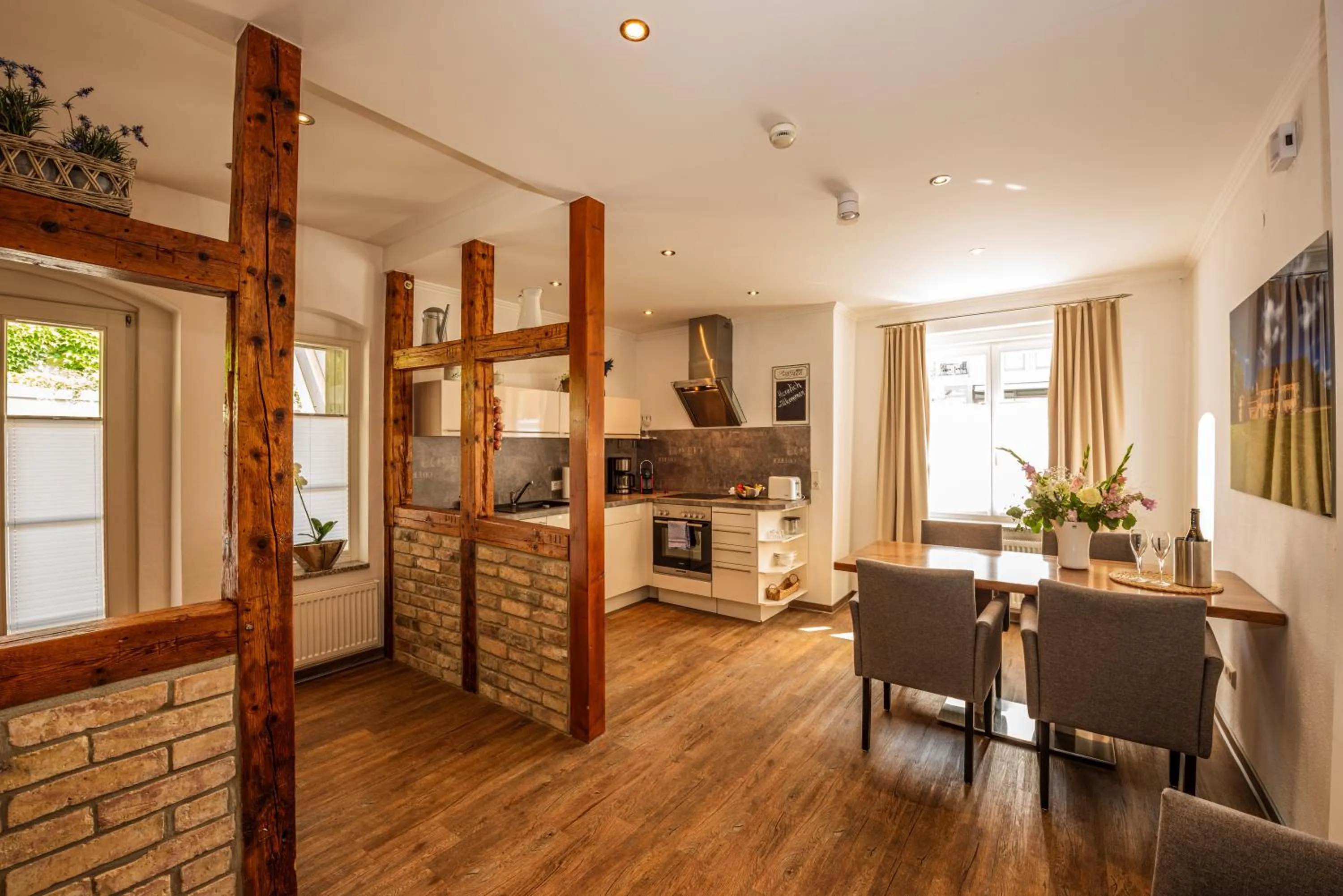 kitchen in City-Appartements Am Wall