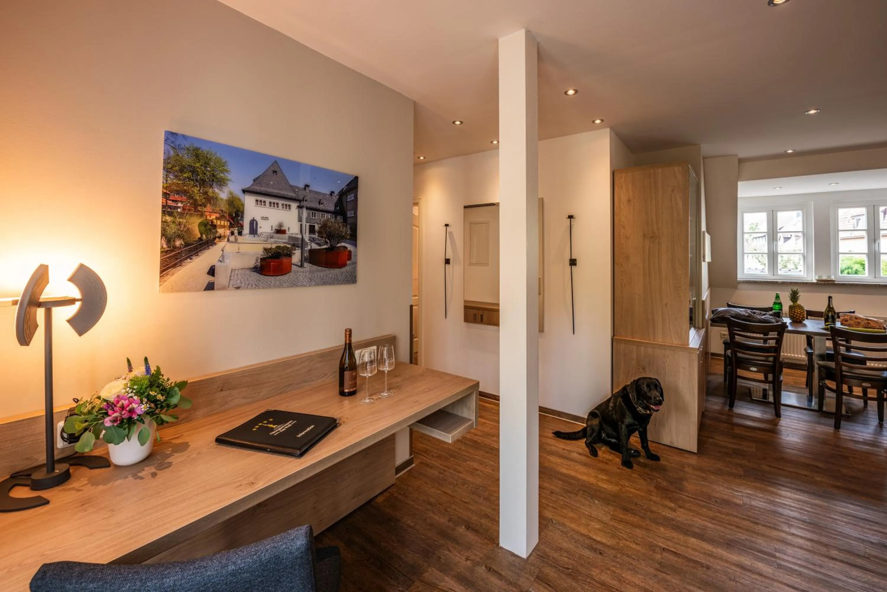 Dining area in City-Appartements Am Wall