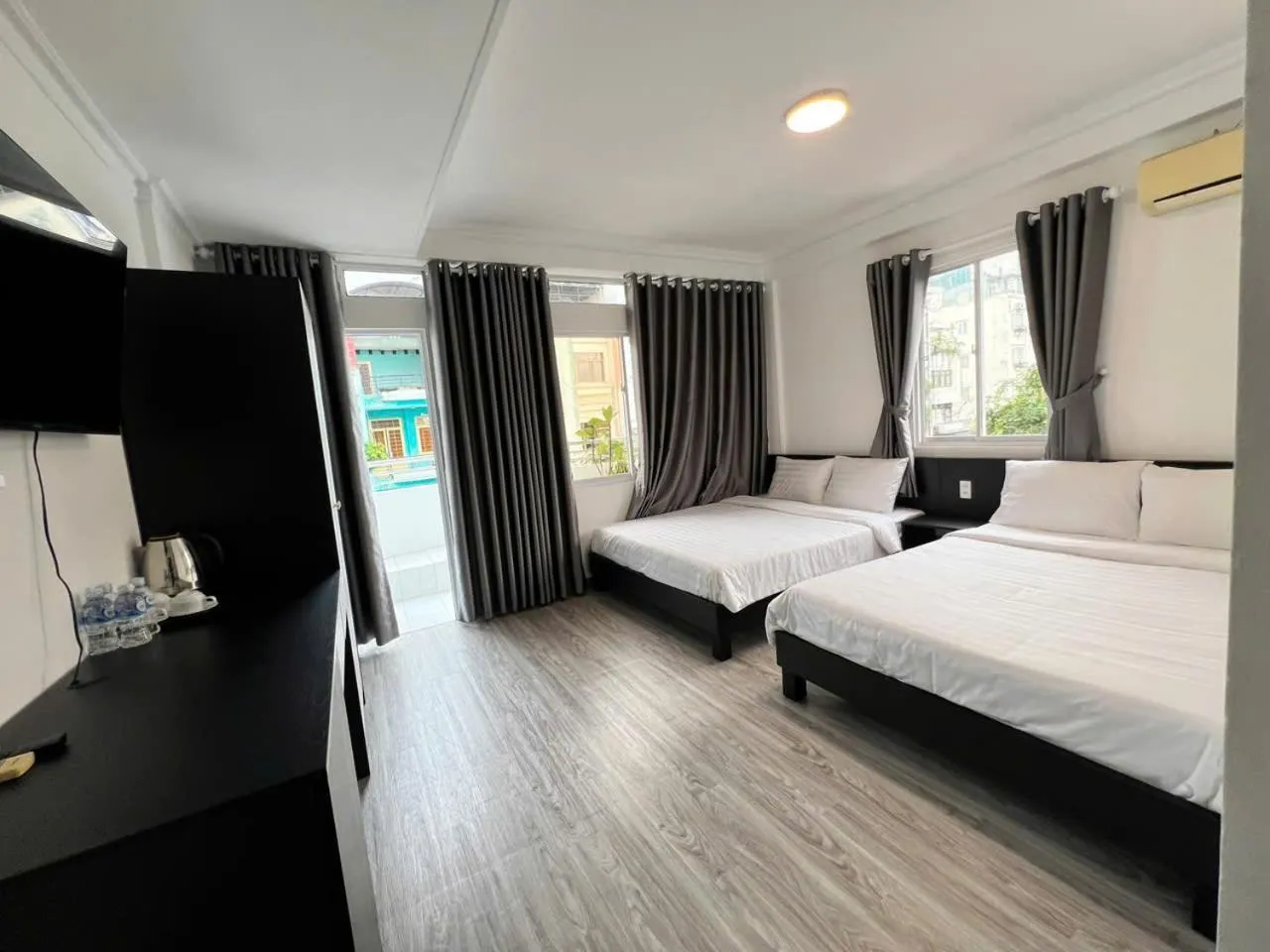 Bed in Spotlight Hotel