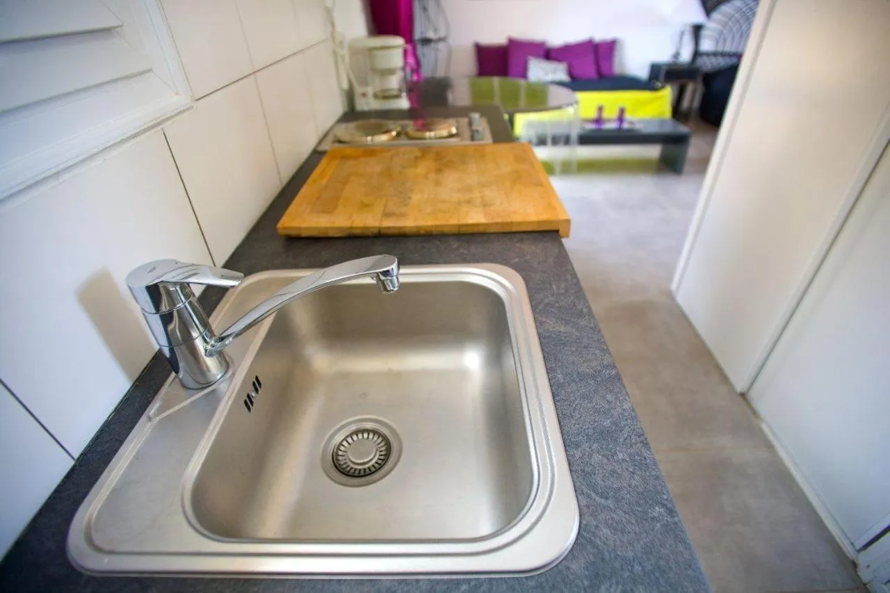 Kitchen or kitchenette in Résidence Padro