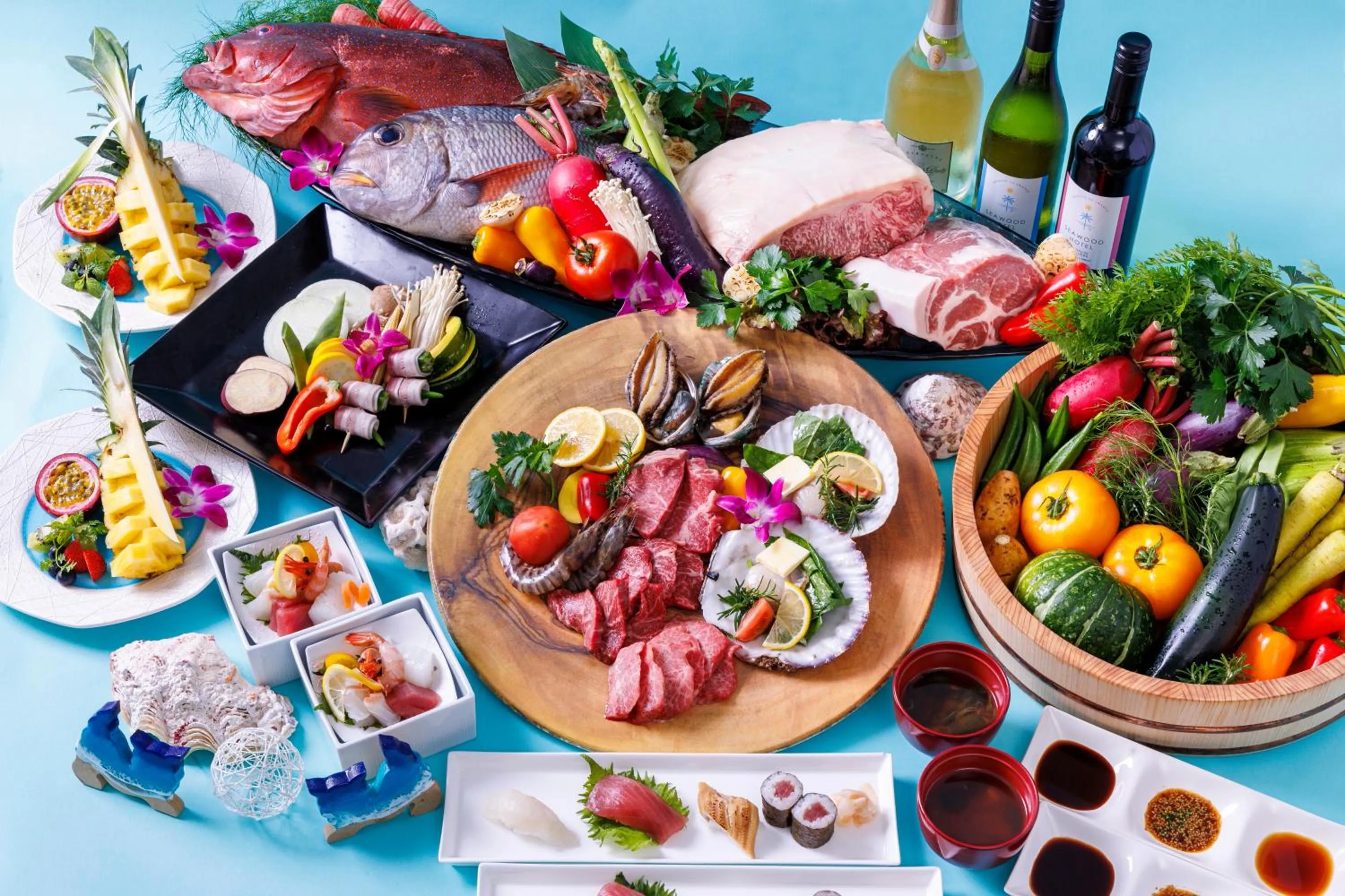 Restaurant/places to eat in Miyakojima Kurima Resort Seawood Hotel