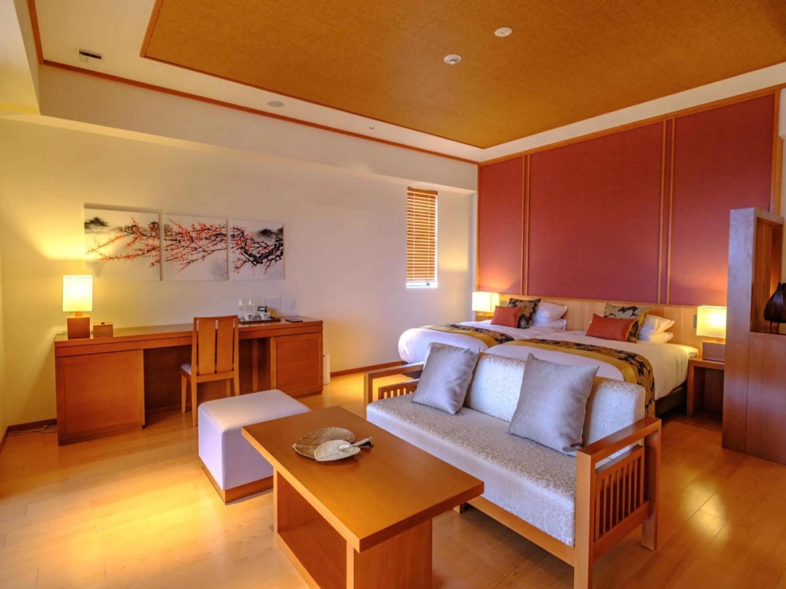 Photo of the whole room, Bed in Miyakojima Kurima Resort Seawood Hotel