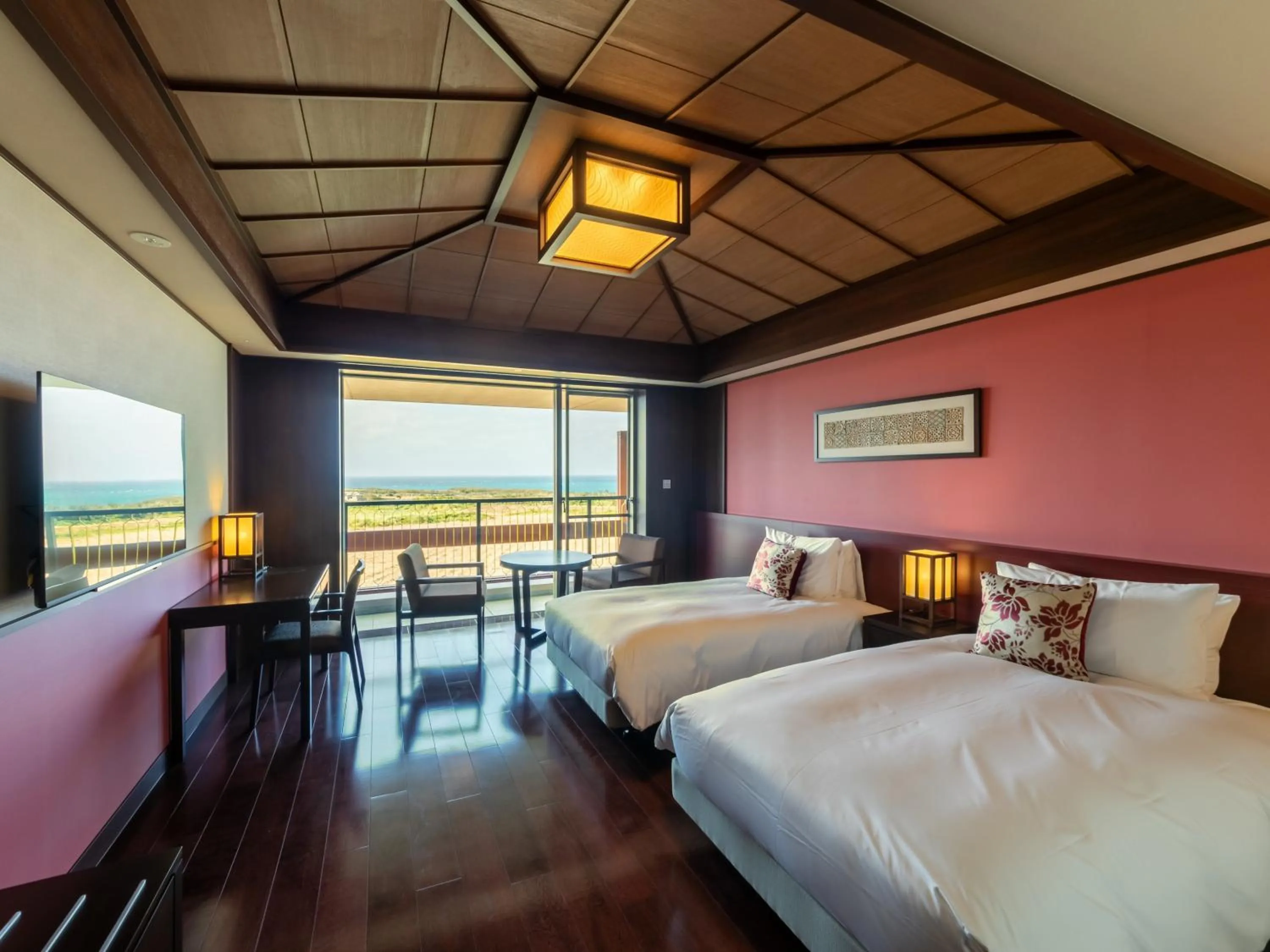 Photo of the whole room, Bed in Miyakojima Kurima Resort Seawood Hotel