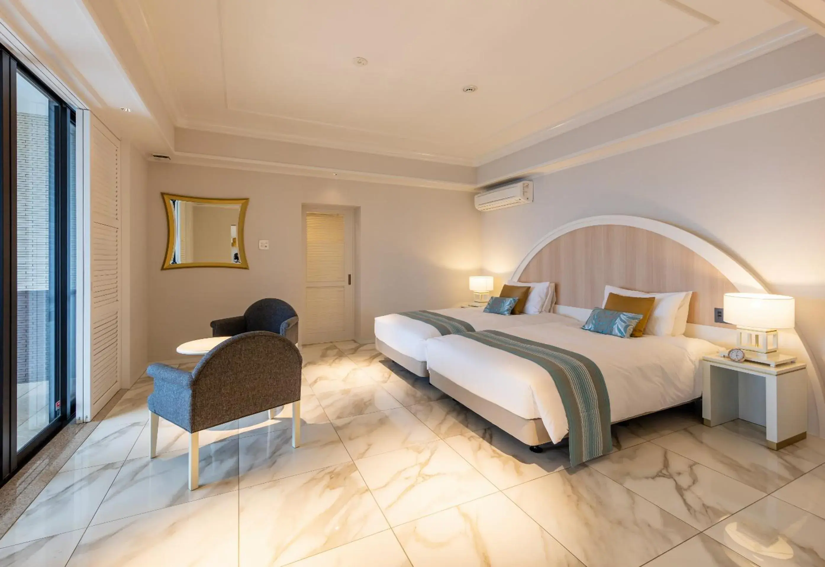 Bed in Miyakojima Kurima Resort Seawood Hotel Bed in Miyakojima Kurima Resort Seawood Hotel