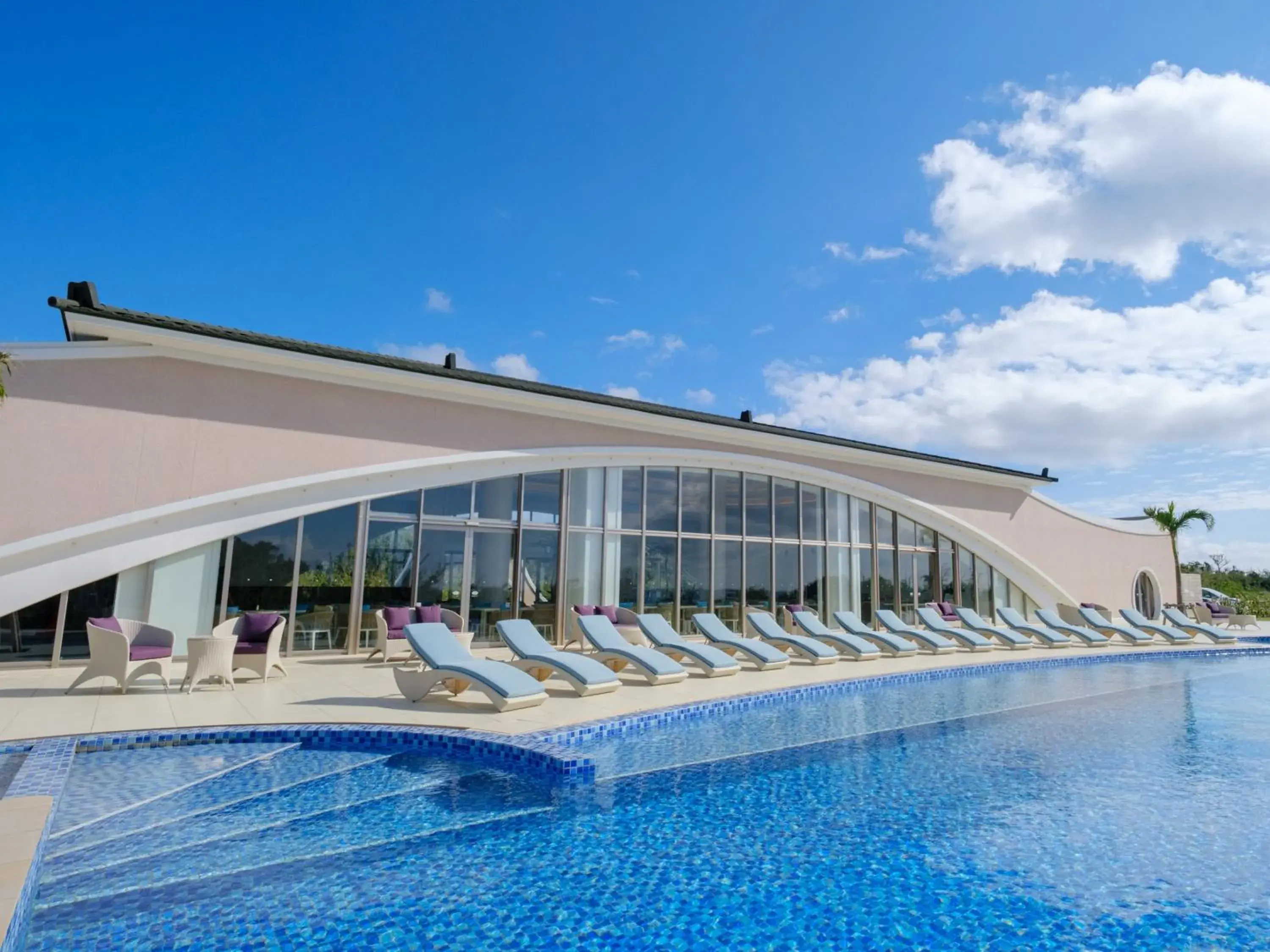Swimming pool in Miyakojima Kurima Resort Seawood Hotel Swimming pool in Miyakojima Kurima Resort Seawood Hotel