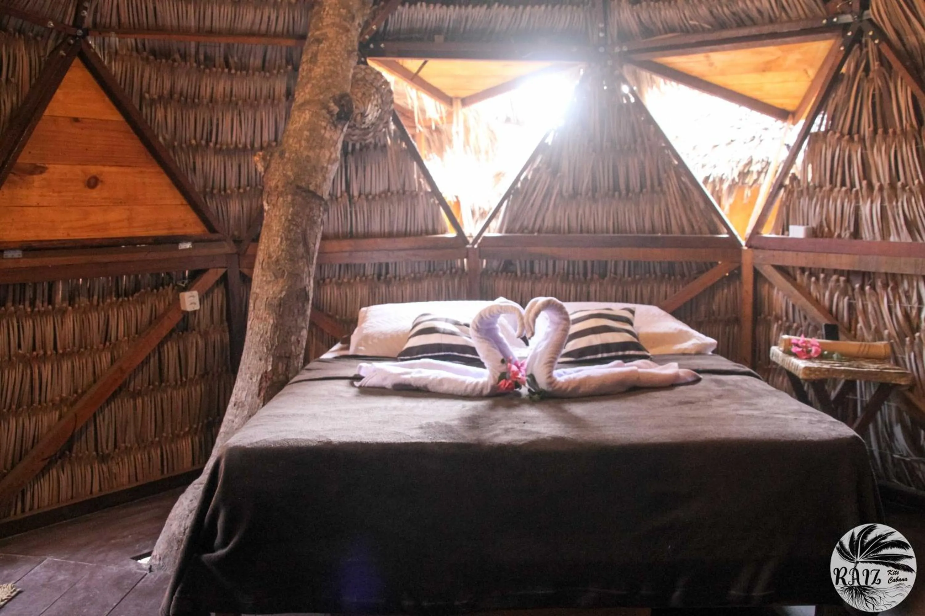 Bed in Raiz Kite Cabana