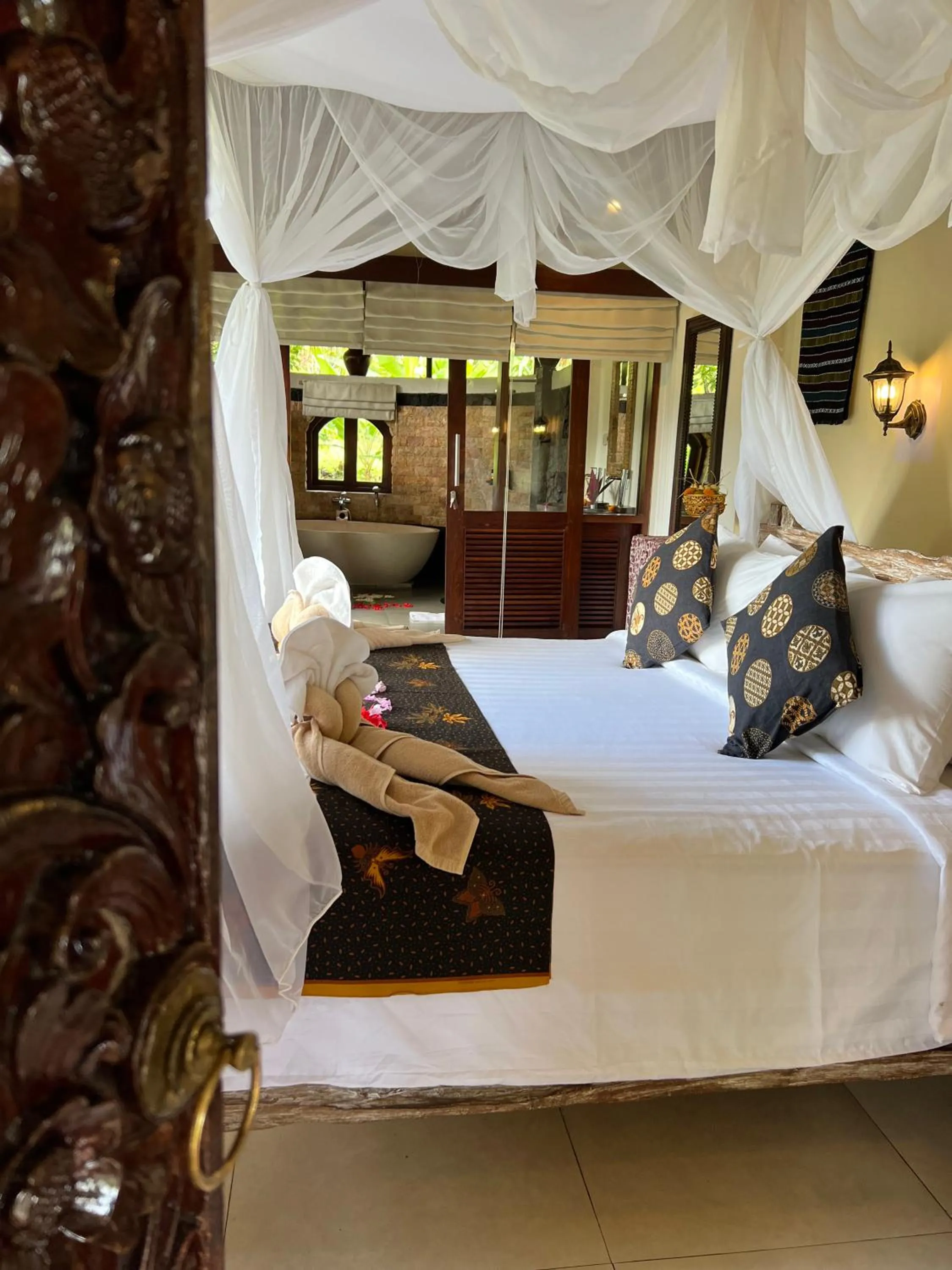 Bed in Subak Tabola Villa