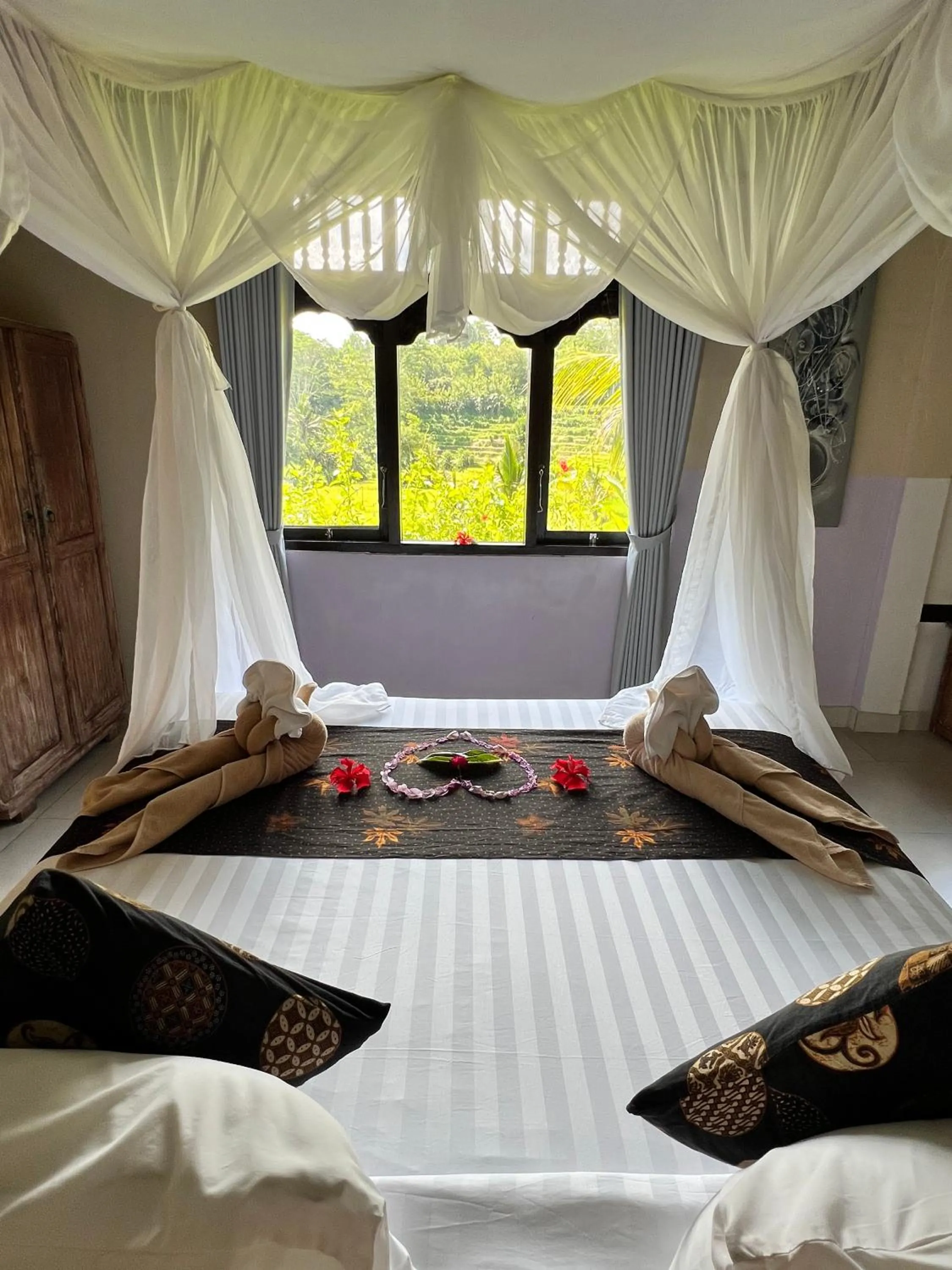 Bed in Subak Tabola Villa