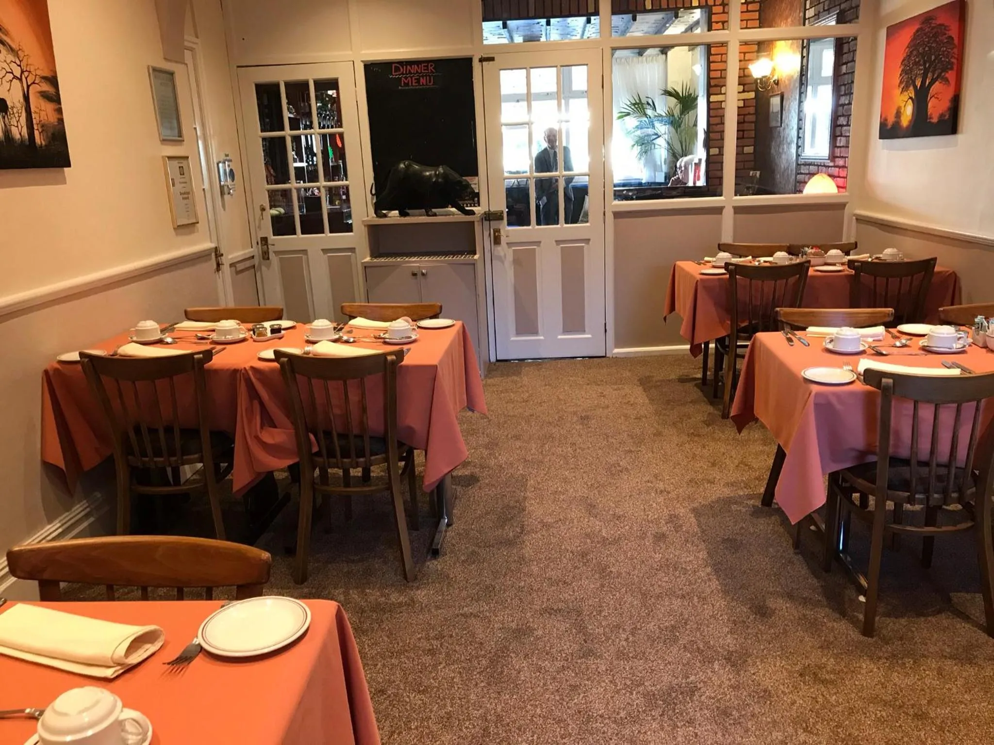 Dining area in The Strathdon