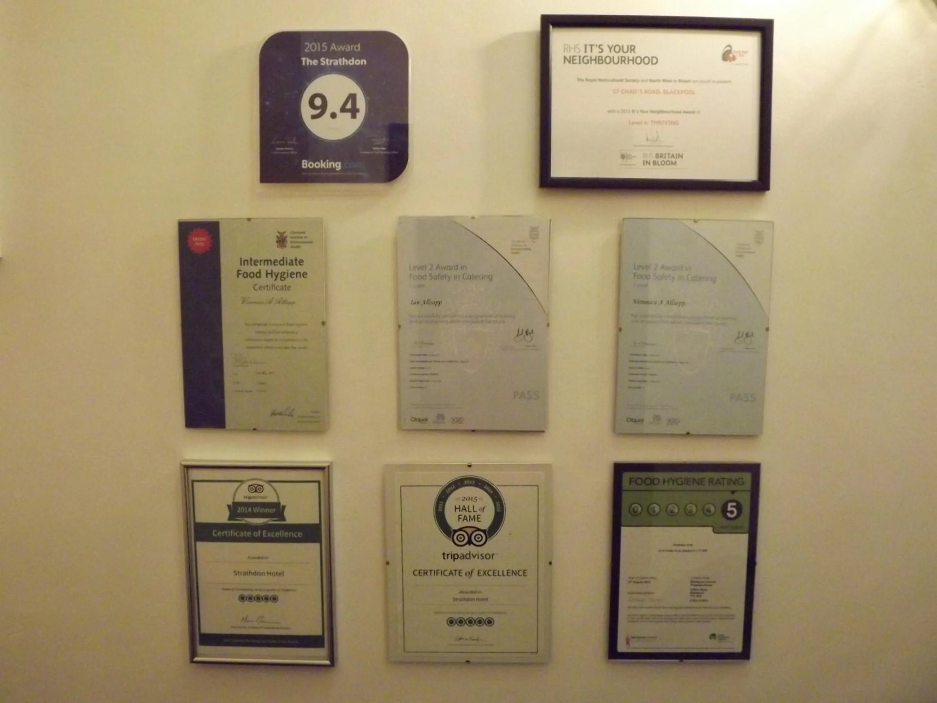 Certificate/Award in The Strathdon