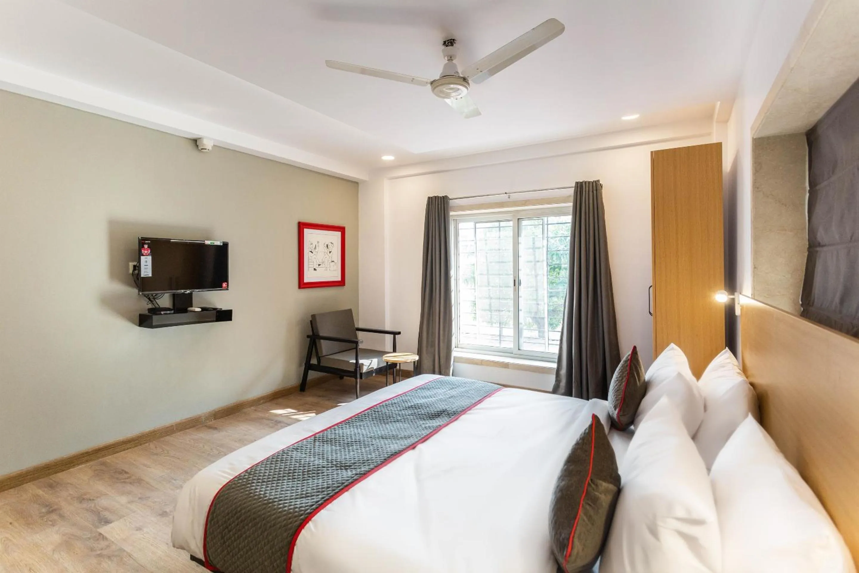 Bedroom, Bed in Super Townhouse Habitat New Town Rooms & Party Spaces