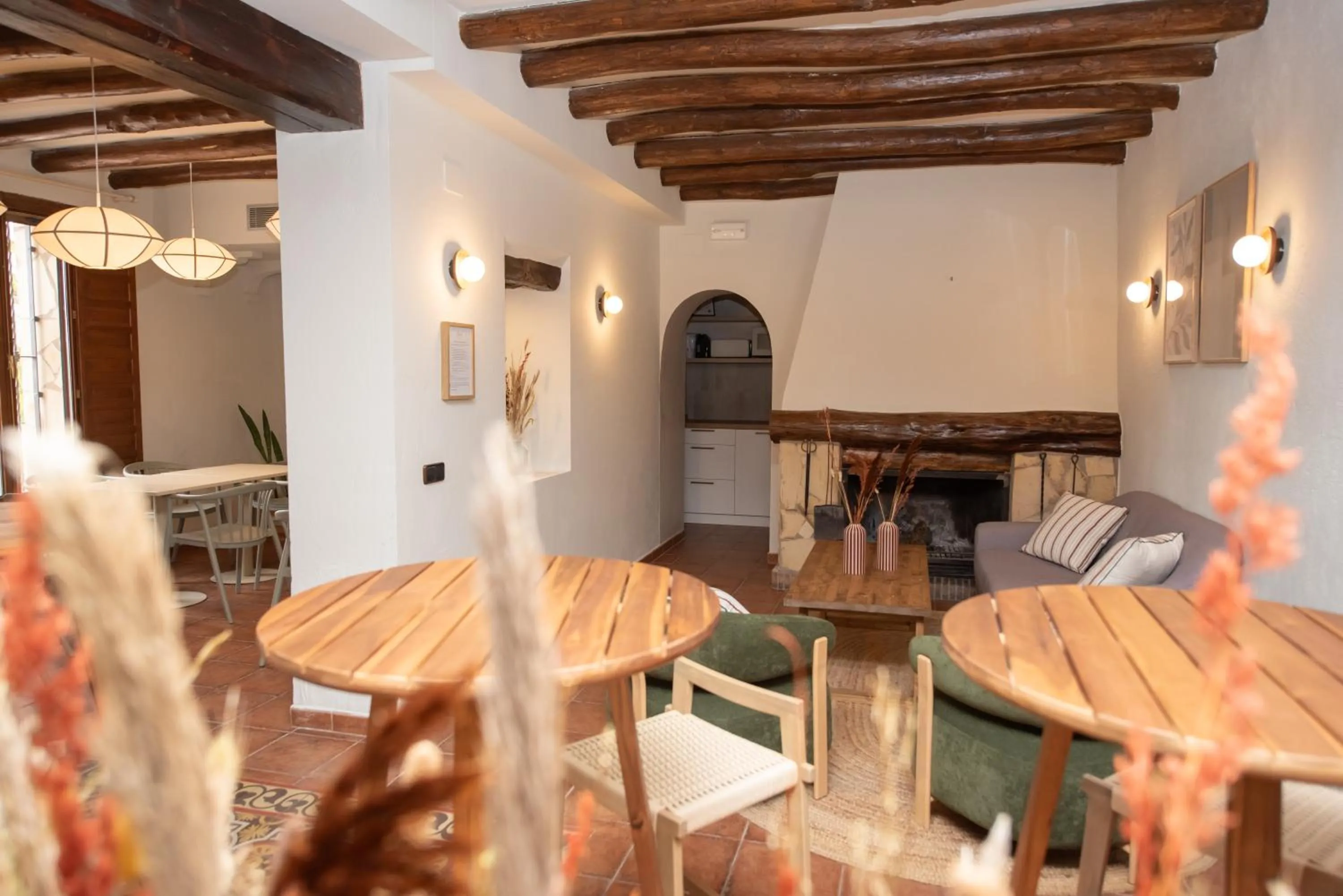 Seating area in Hotel Caseta Nova