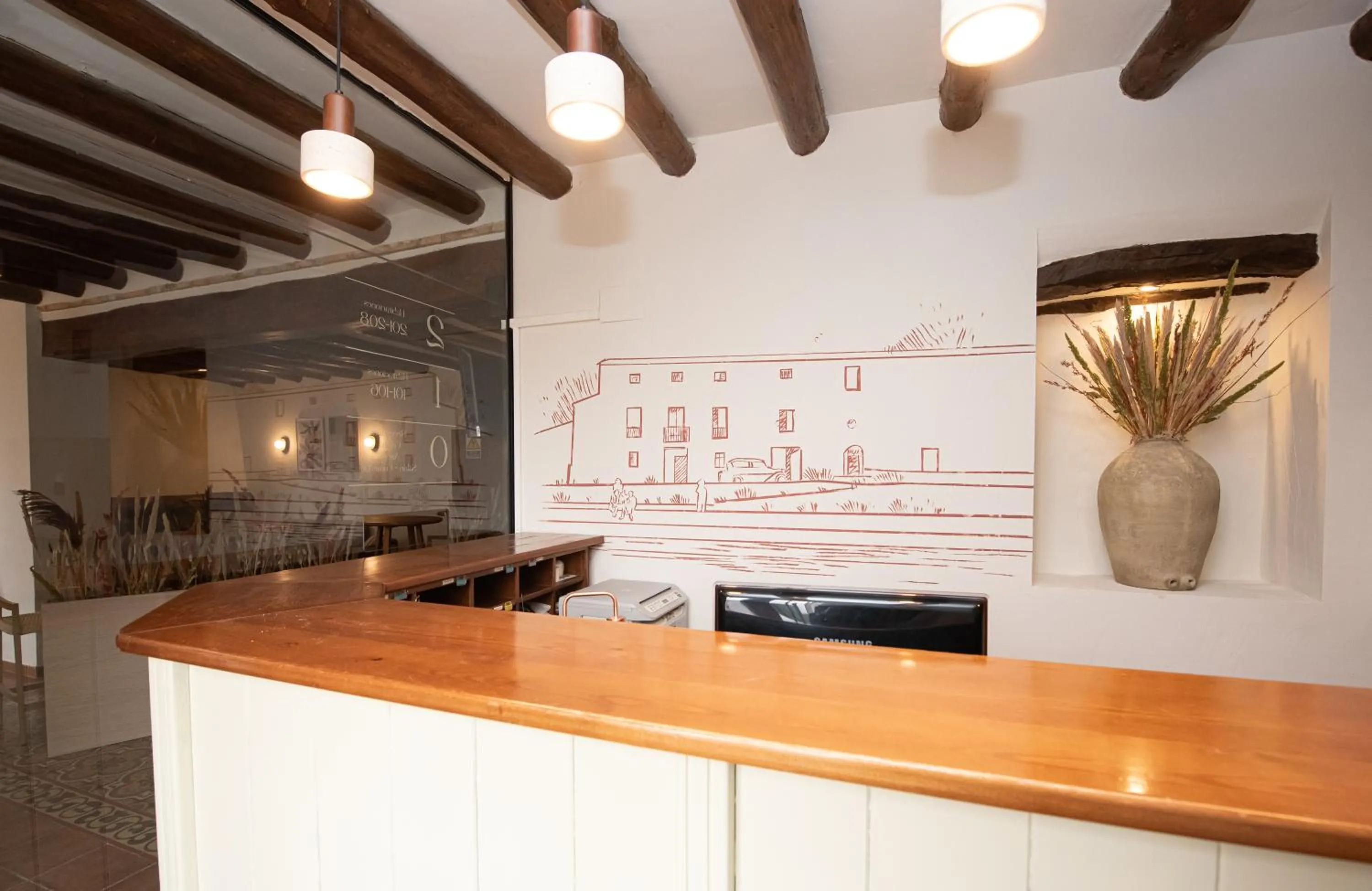 Lobby or reception in Hotel Caseta Nova