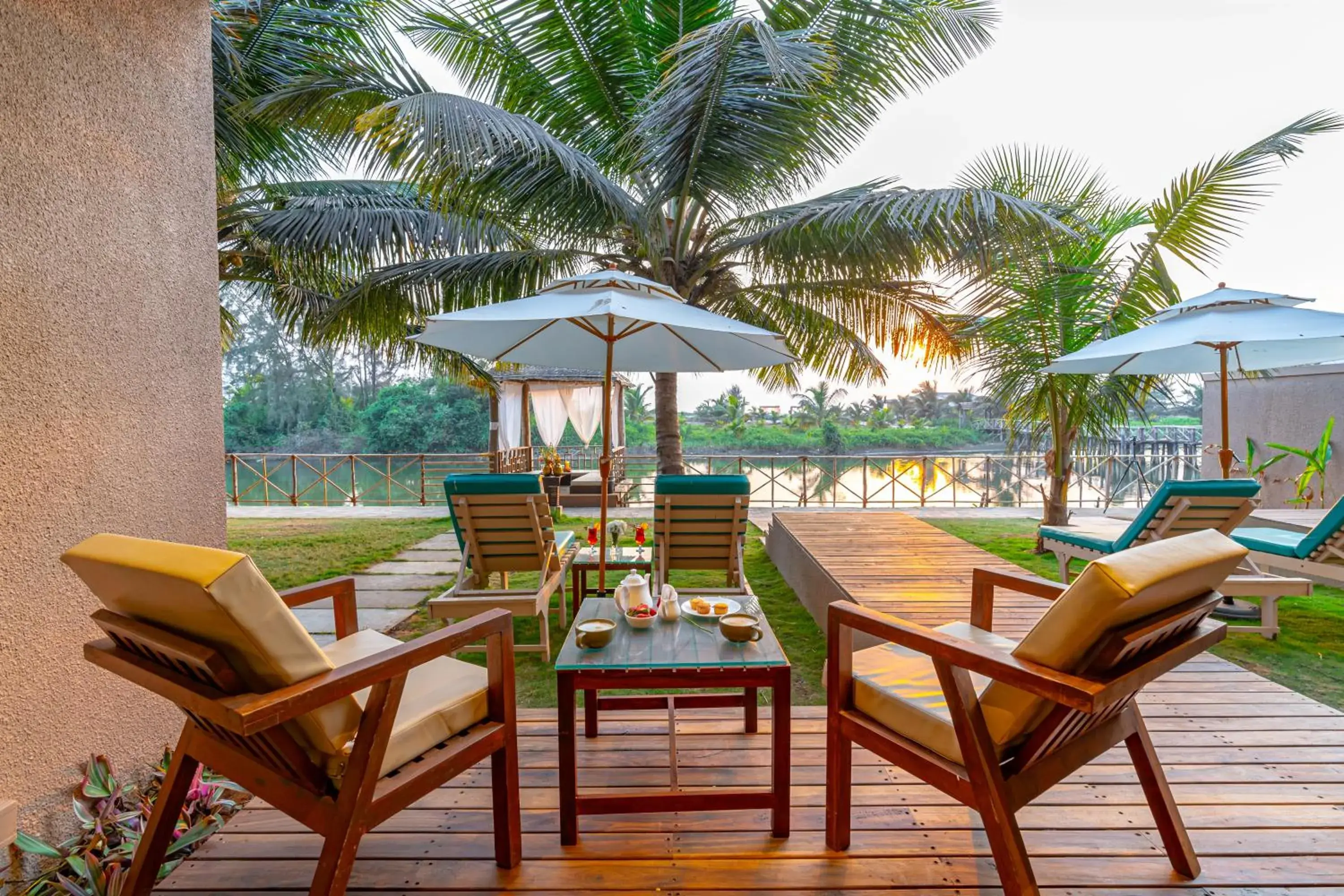 Garden view in Riva Beach Resort Garden view in Riva Beach Resort