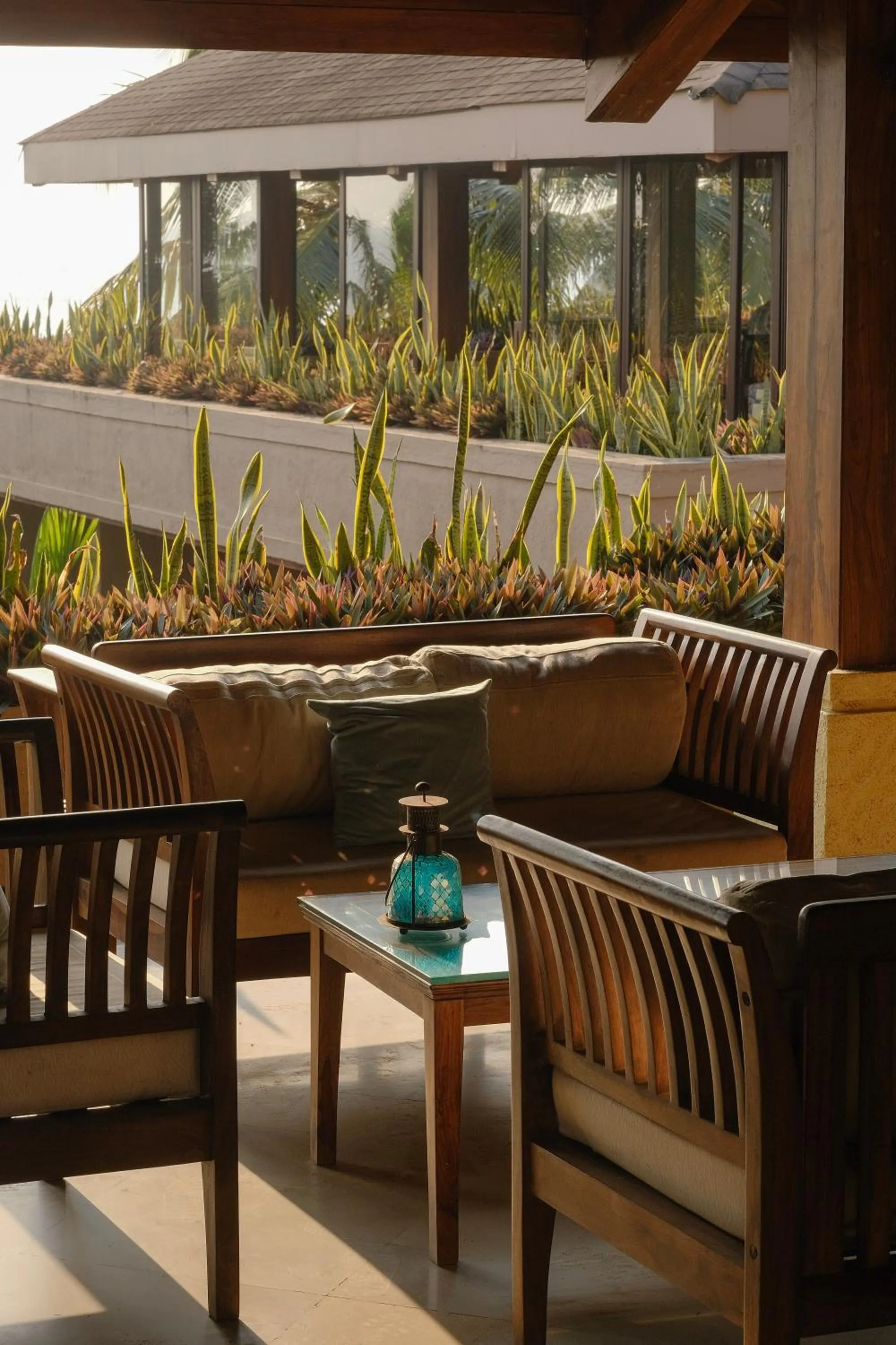 Seating area in Riva Beach Resort