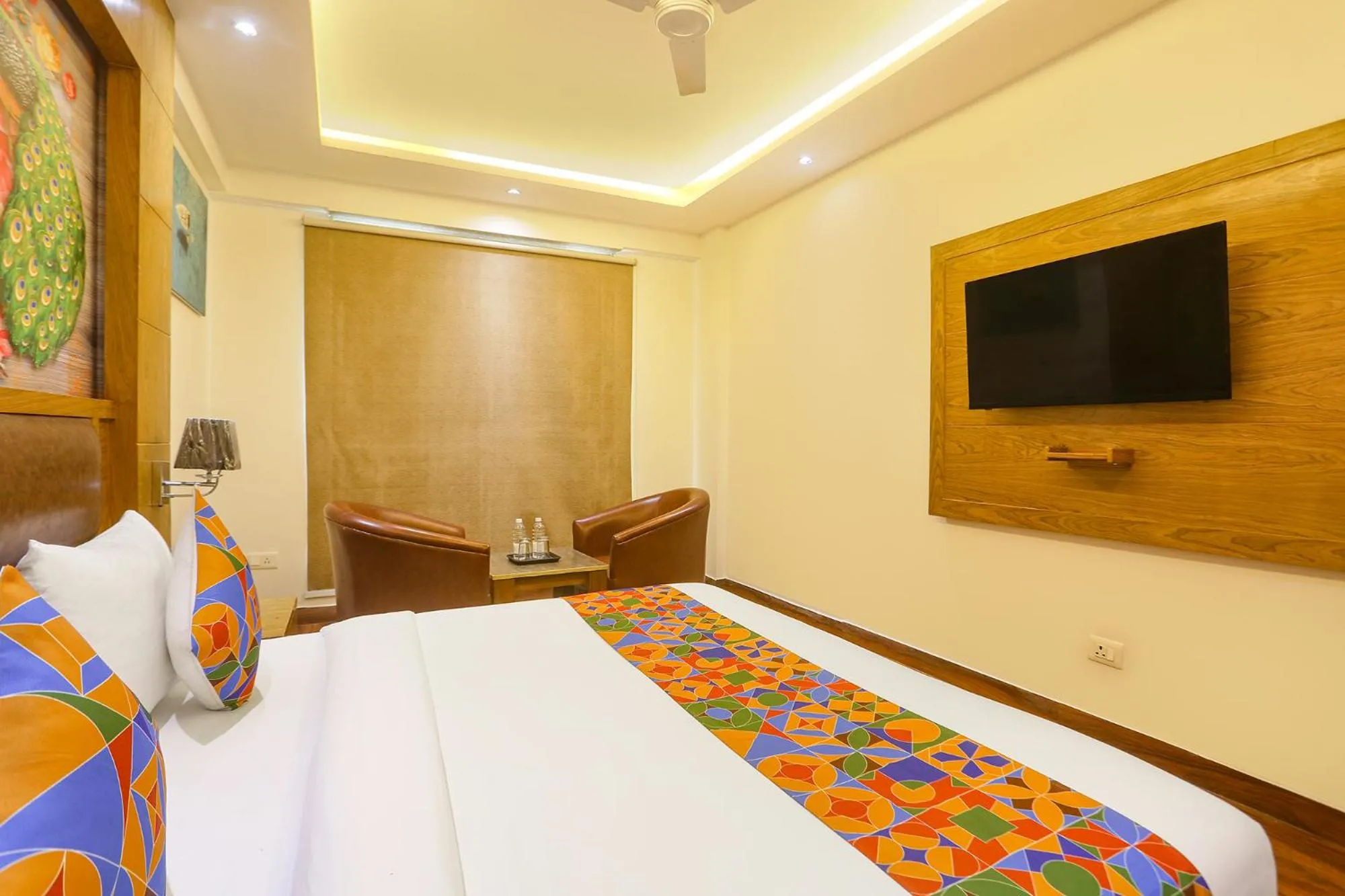 Bed in FabHotel Prime Star 17 - Nr Yashobhoomi Convention Centre