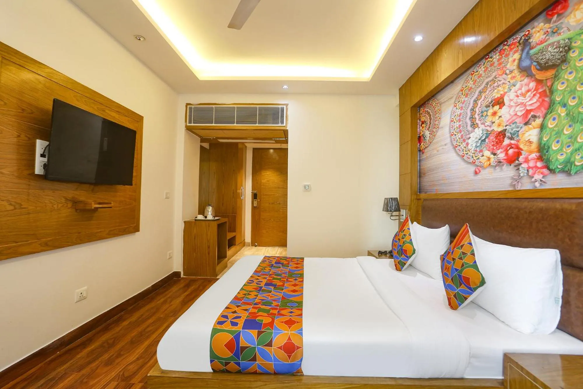 Bed in FabHotel Prime Star 17 - Nr Yashobhoomi Convention Centre