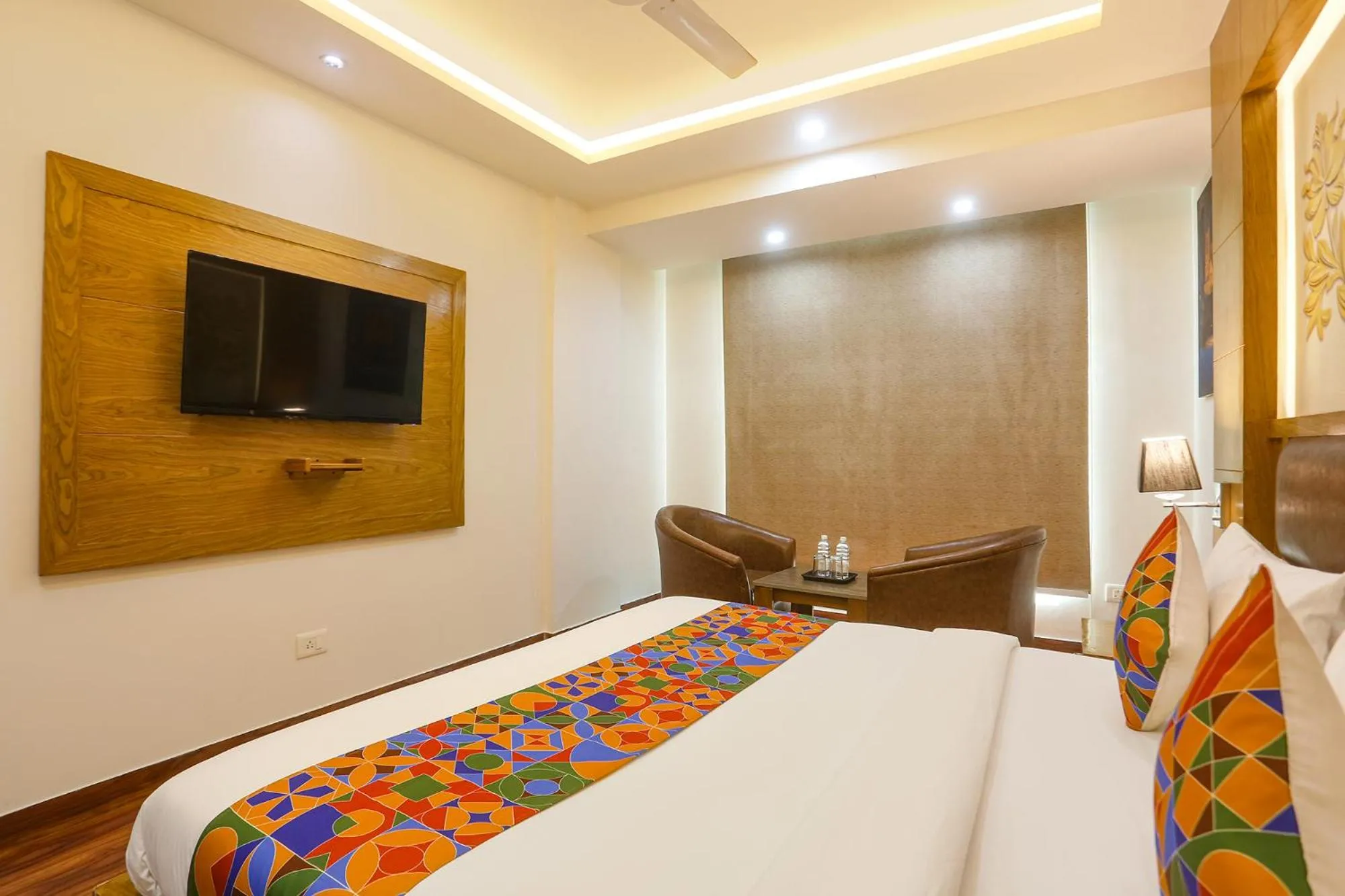 Bed in FabHotel Prime Star 17 - Nr Yashobhoomi Convention Centre