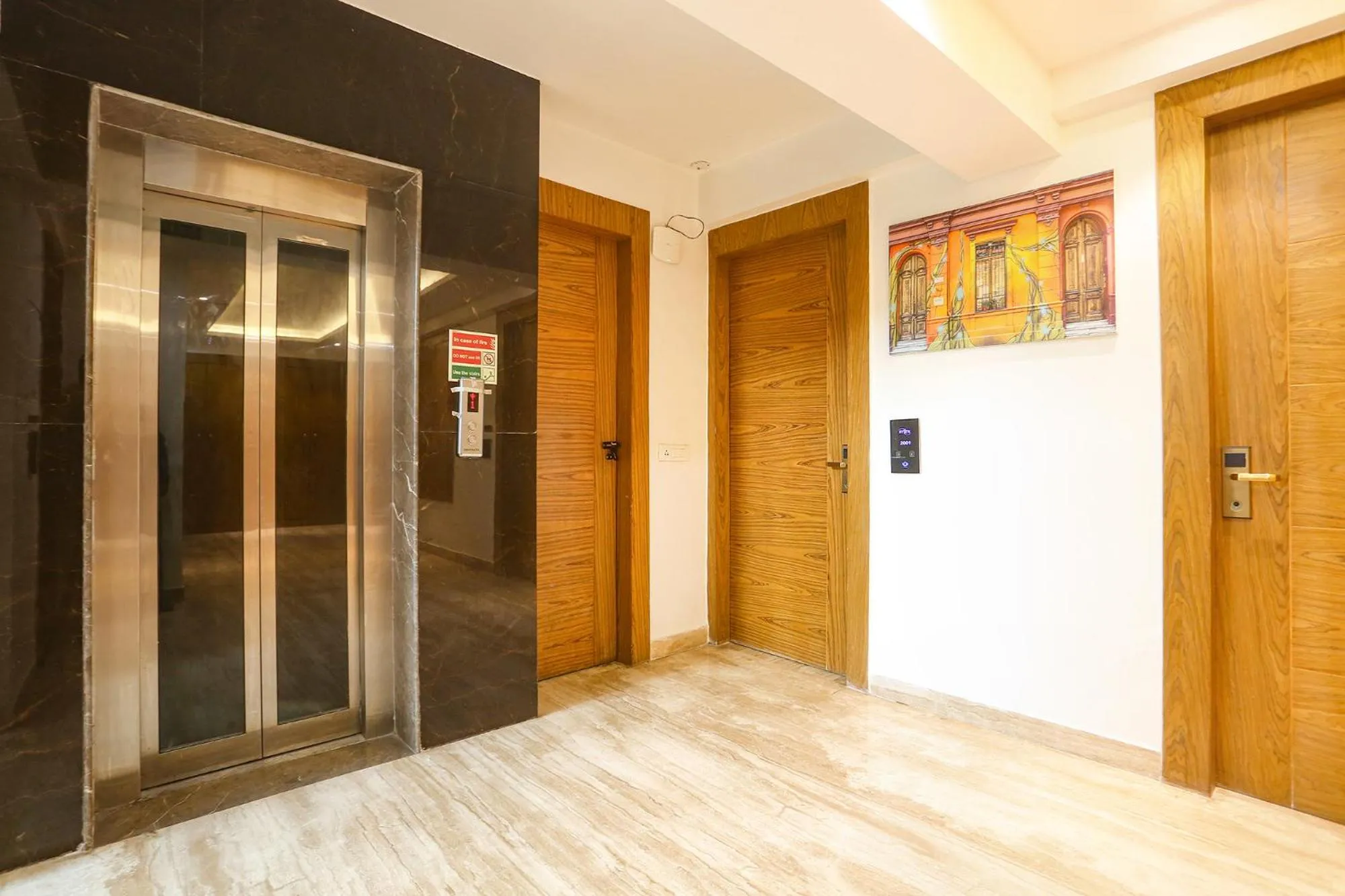 elevator in FabHotel Prime Star 17 - Nr Yashobhoomi Convention Centre
