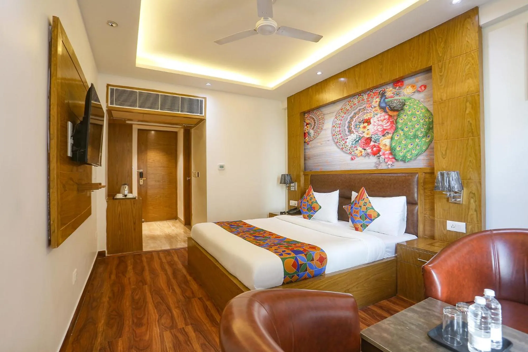 Bed in FabHotel Prime Star 17 - Nr Yashobhoomi Convention Centre