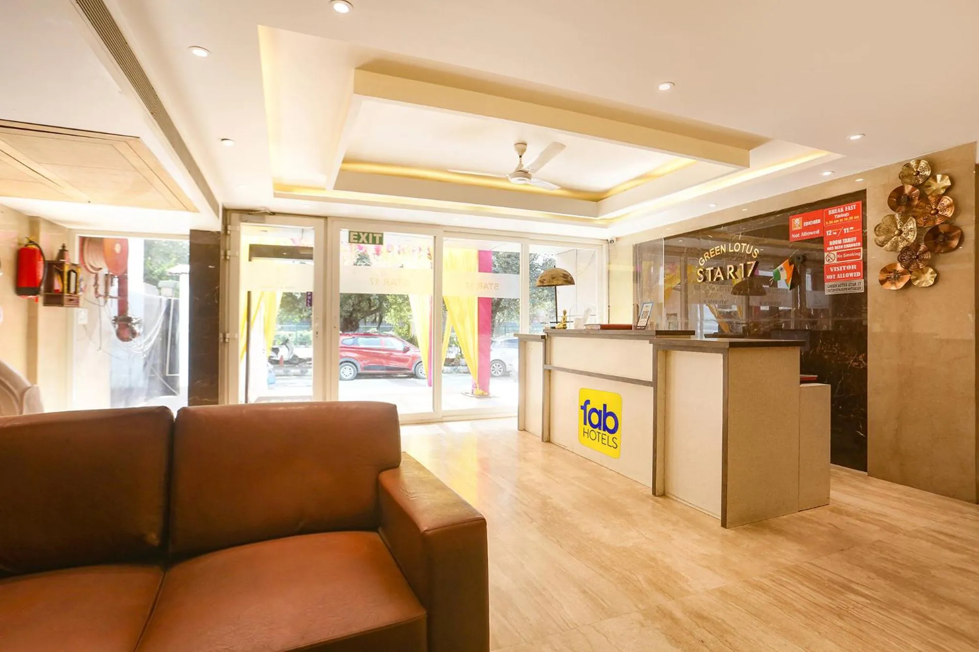 Lobby or reception in FabHotel Prime Star 17 - Nr Yashobhoomi Convention Centre