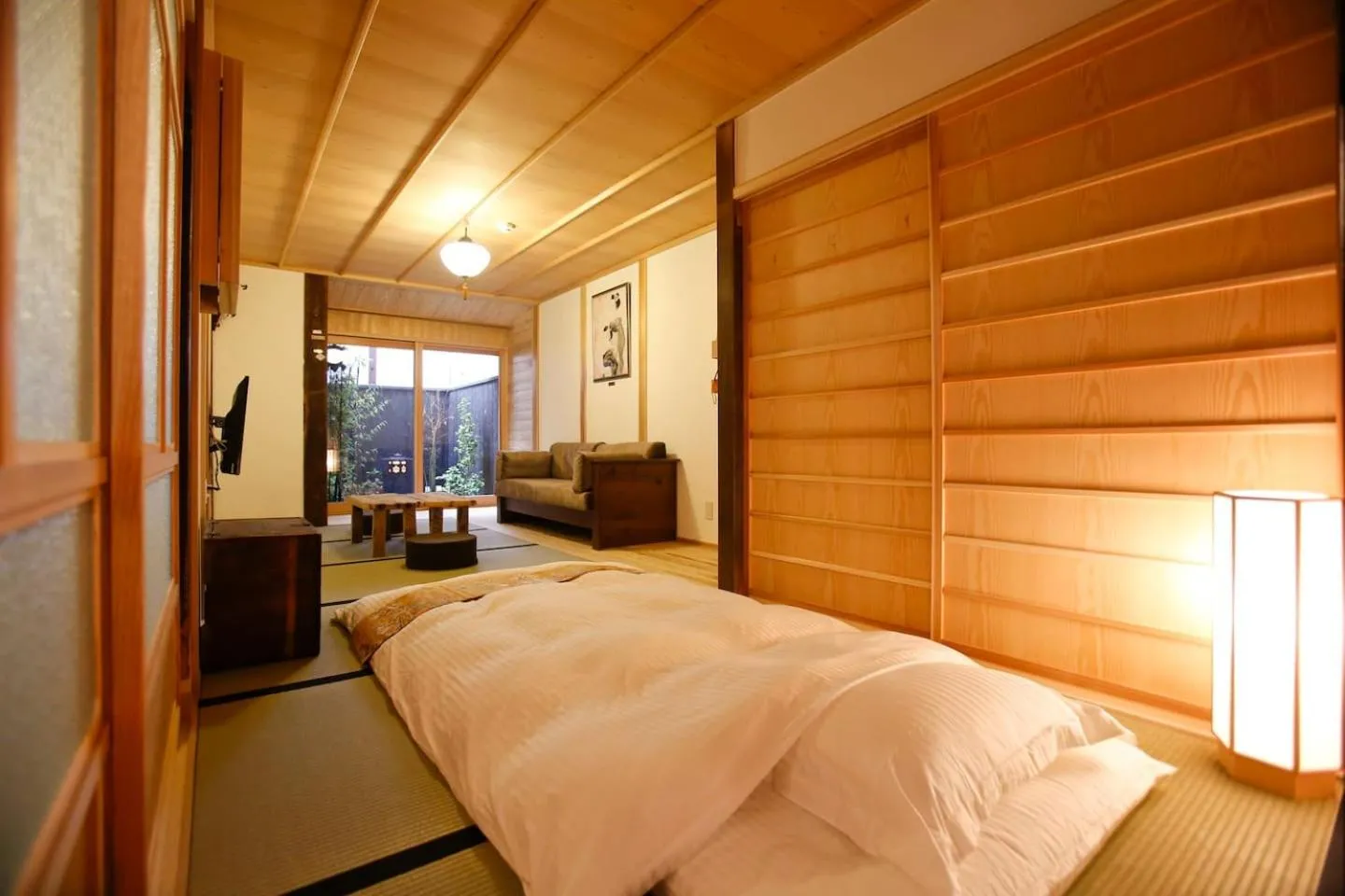 Bed in Yamagata Kyomachi Hatago Gojo Nishinotoin
