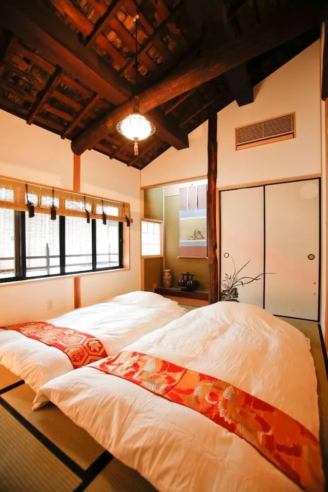 Bed in Yamagata Kyomachi Hatago Gojo Nishinotoin