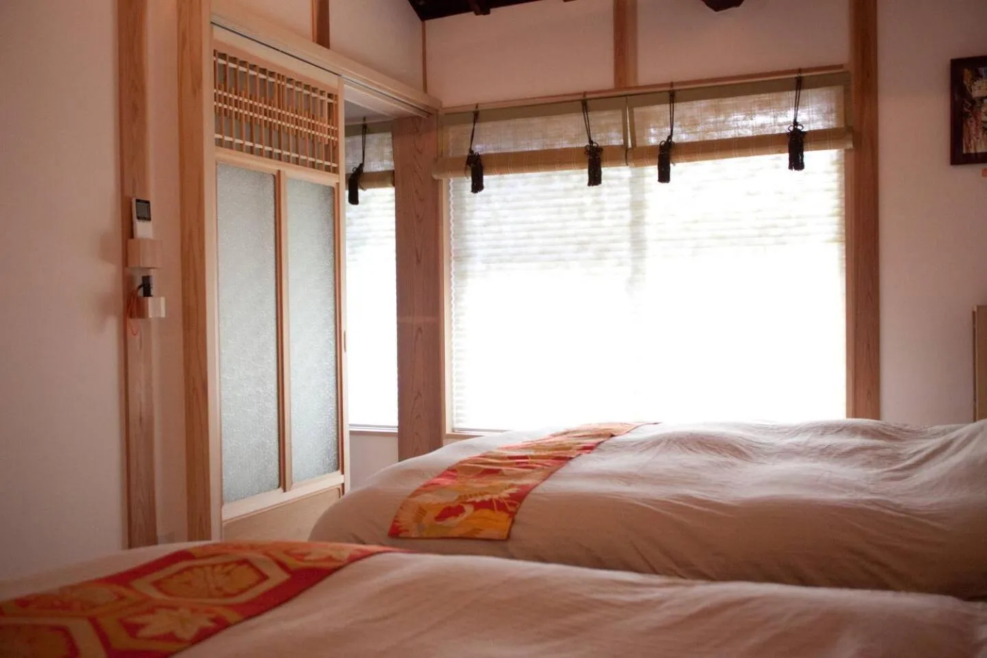 Bed in Yamagata Kyomachi Hatago Gojo Nishinotoin