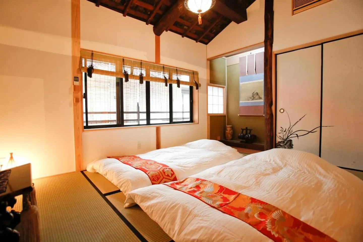Bed in Yamagata Kyomachi Hatago Gojo Nishinotoin