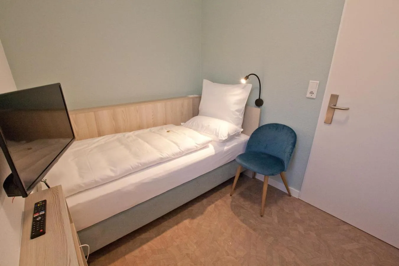 Bed in Hotel Garni Goldener Anker