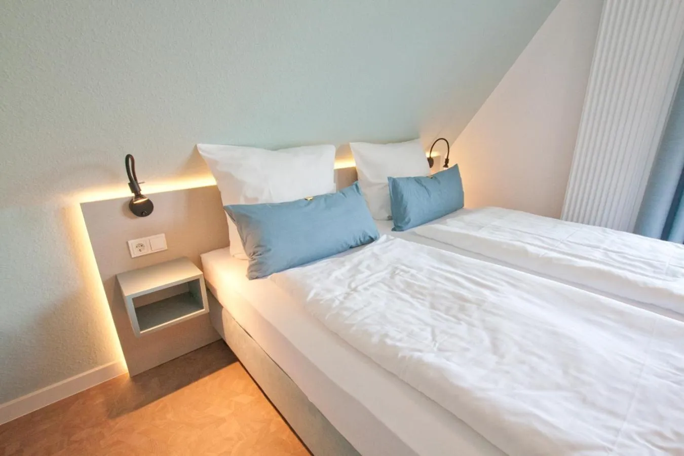 Bed in Hotel Garni Goldener Anker