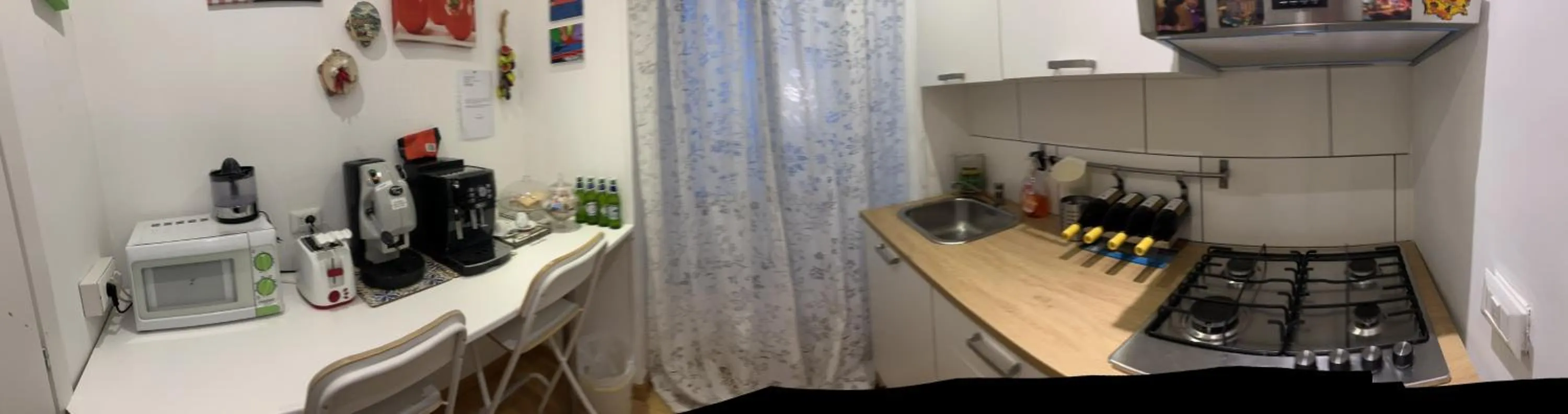 Kitchen or kitchenette in Caracciolo Napoli BeB