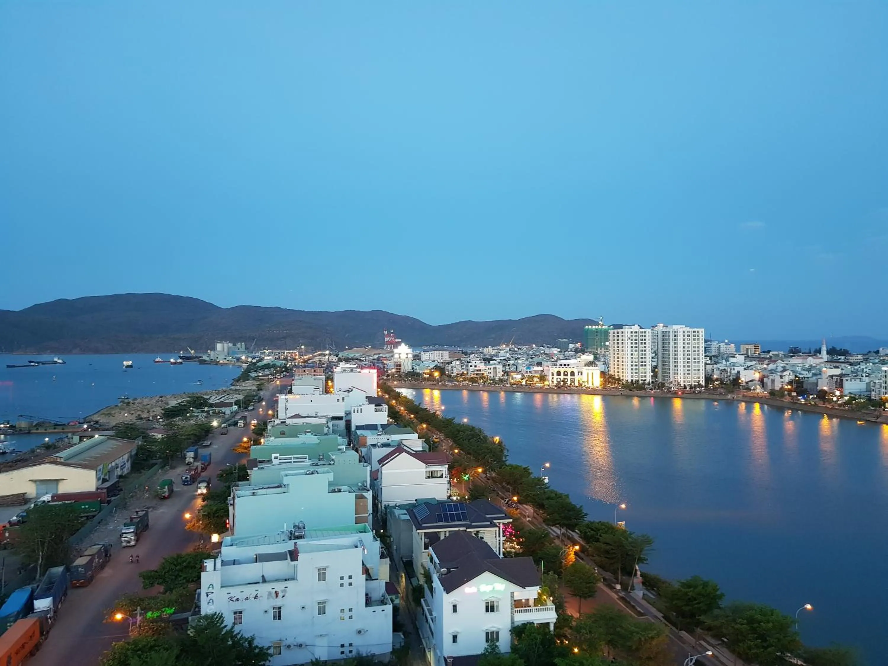 City view in Thanh Van Hotel Quy Nhon