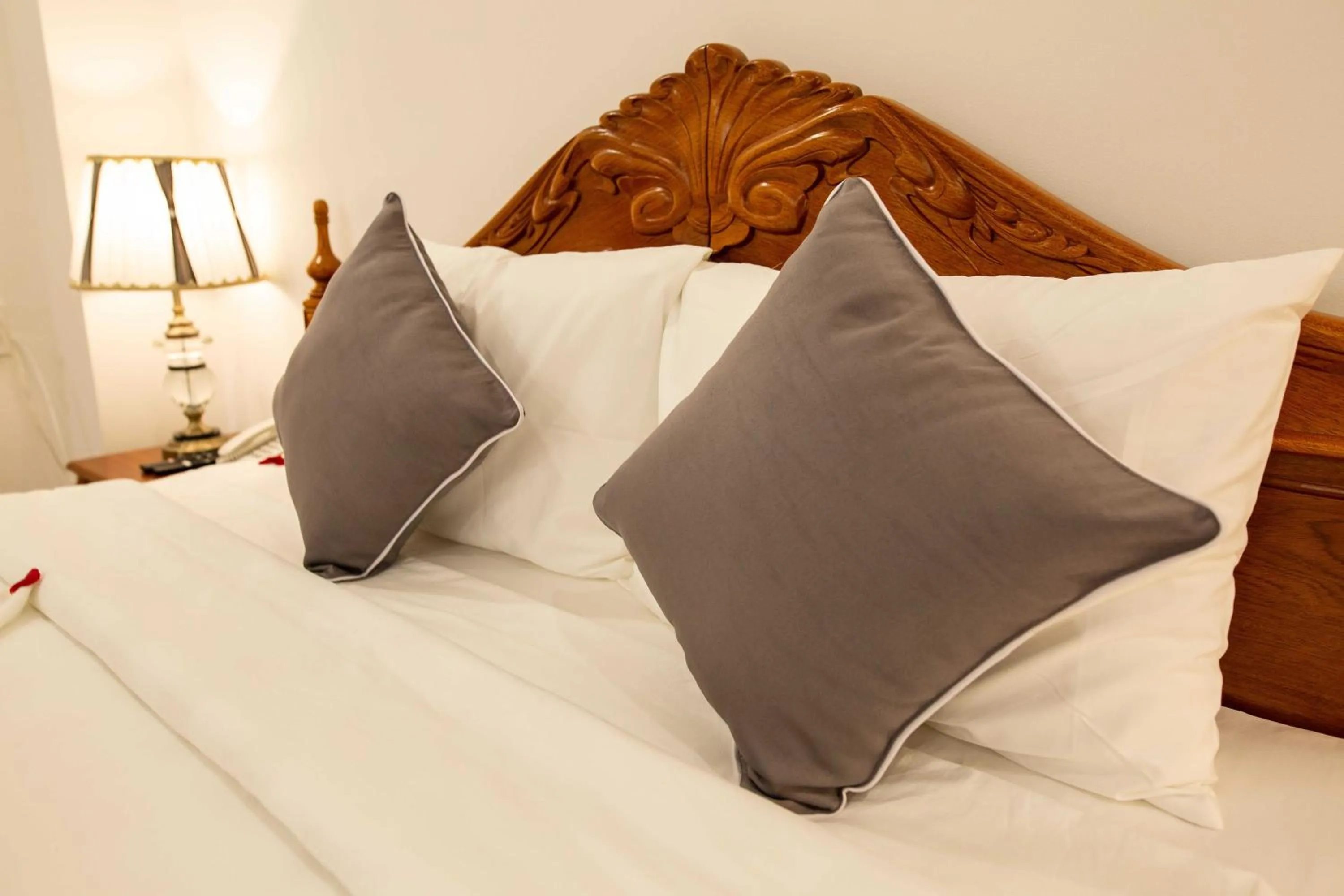 Decorative detail, Bed in Thanh Van Hotel Quy Nhon