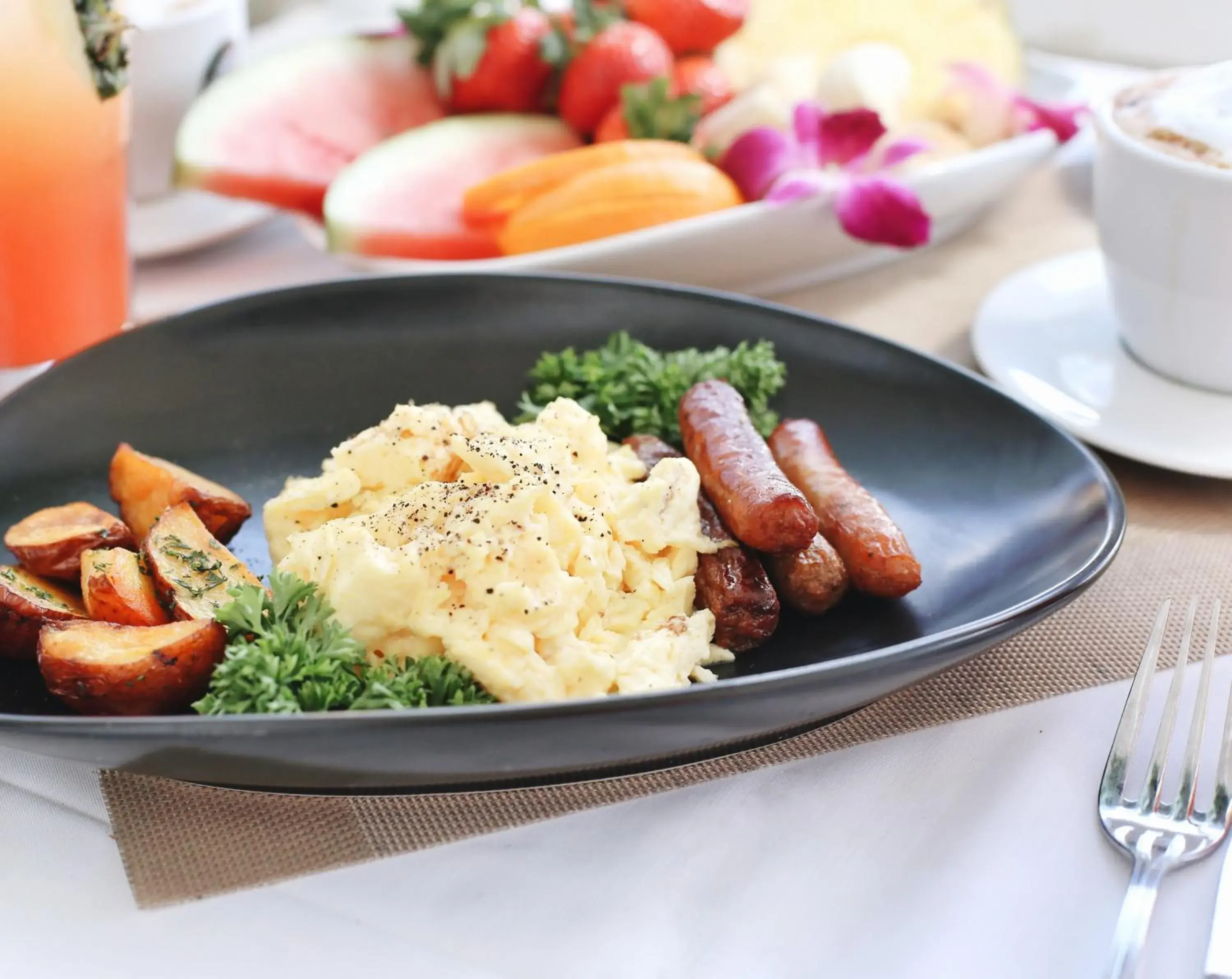 Food close-up in Beacon South Beach Hotel Food close-up in Beacon South Beach Hotel