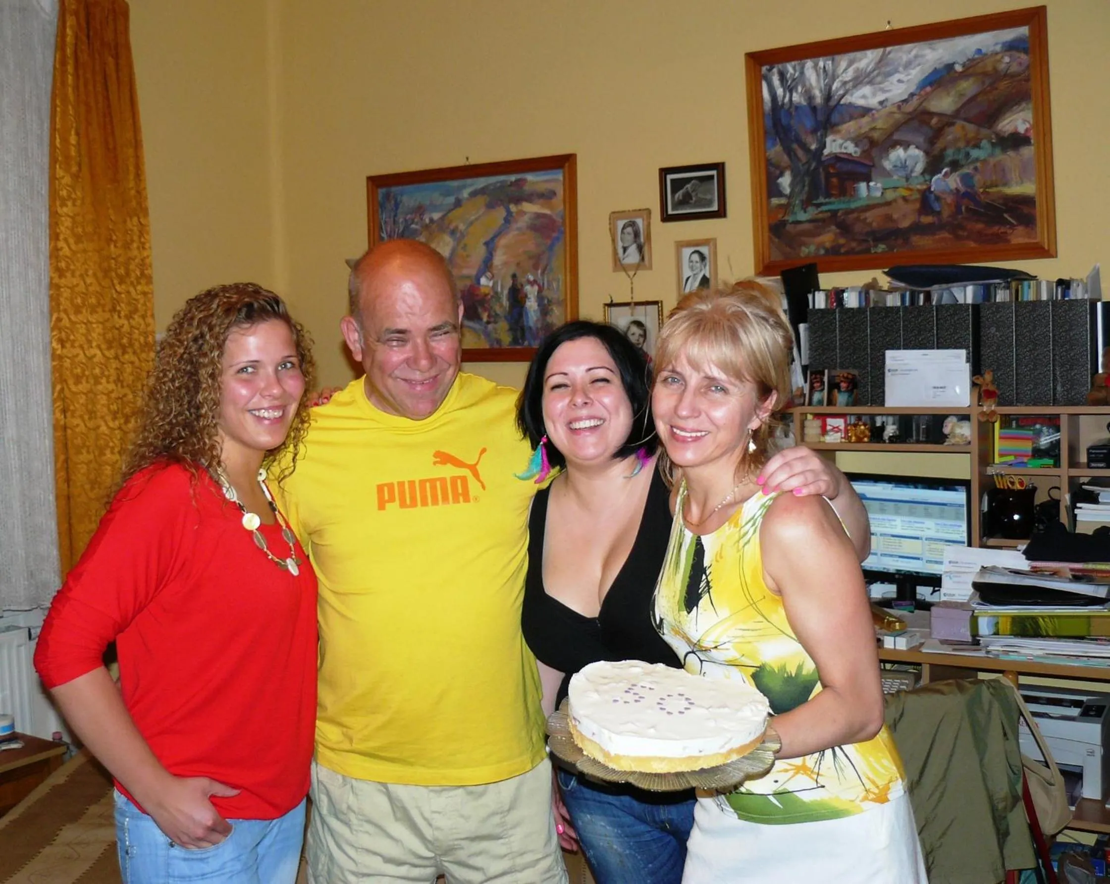 group of guests in Angéla Vendegház