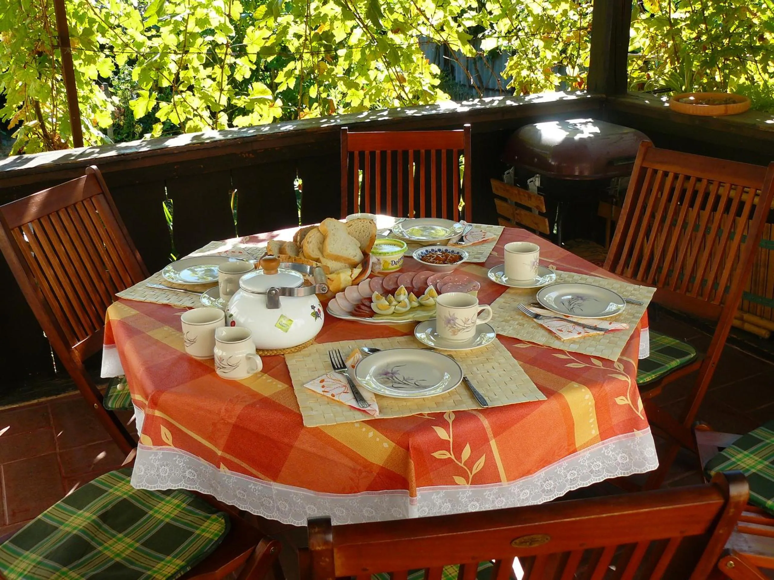 Balcony/Terrace in Angéla Vendegház